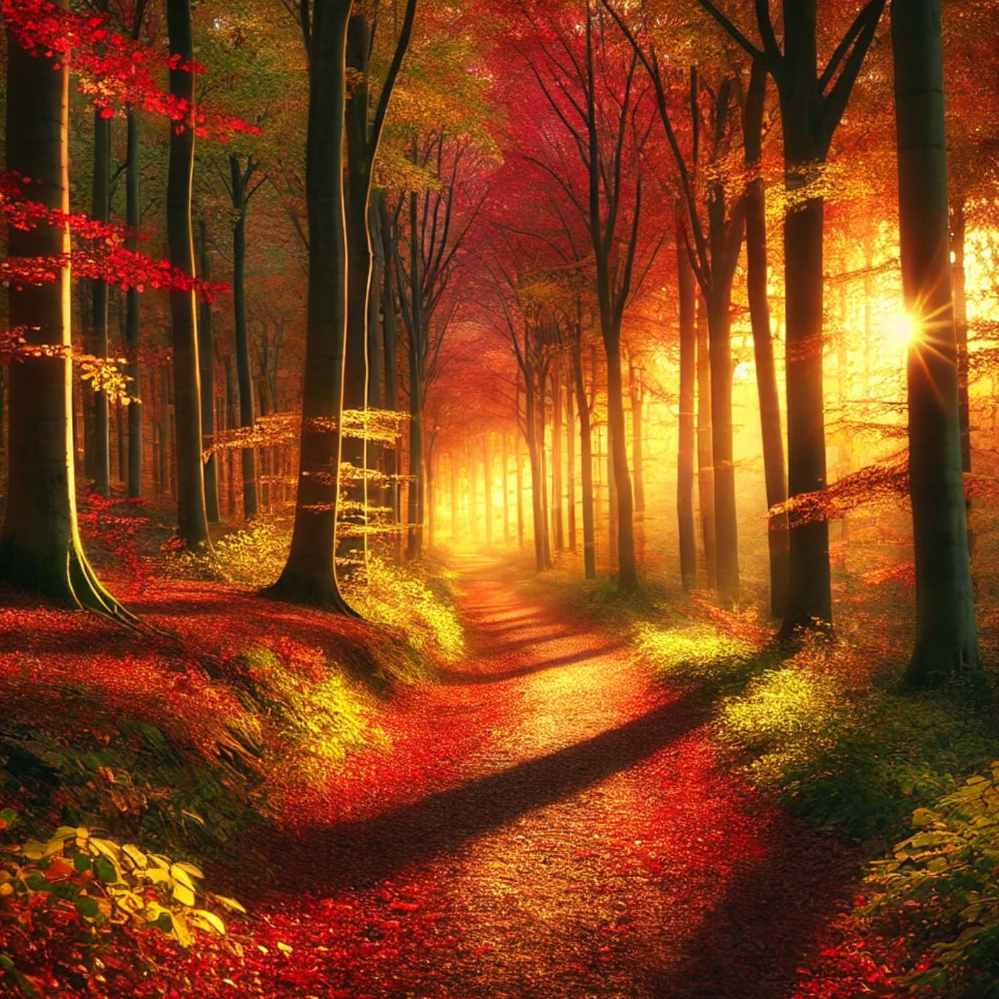 (ohne Musik) Di, 16.12. Entspannt einschlafen - Ein Wald voller Stille und Blätter