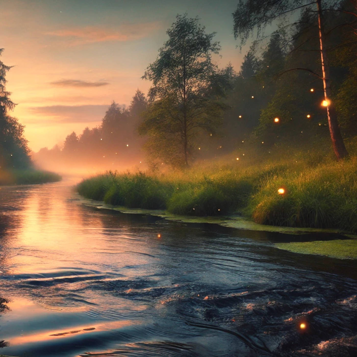 (ohne Musik) Mo, 10.02. Entspannt einschlafen - Traumreise: Der Fluss der Gelassenheit