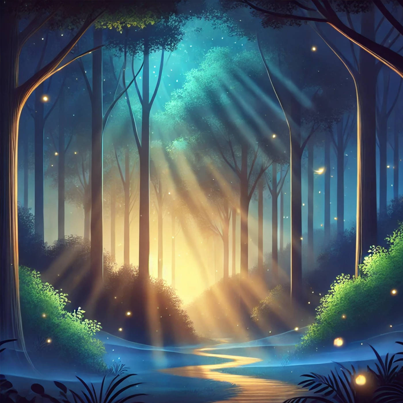 (ohne Musik) Di, 18.02.. Entspannt einschlafen - Traumreise Wo die Sonne durch die Blätter tanzt