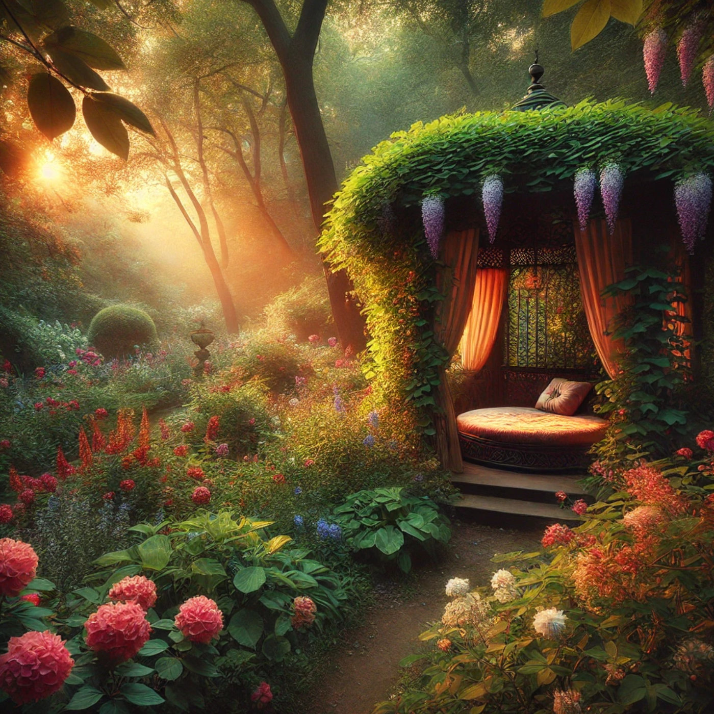 (ohne Musik) Do, 27.01. Entspannt einschlafen - Traumreise Der Garten der sanften Berührungen