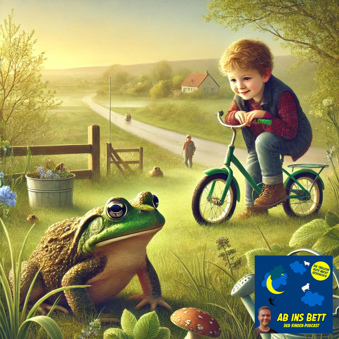 #1665 Anton und der Frosch auf Wanderung