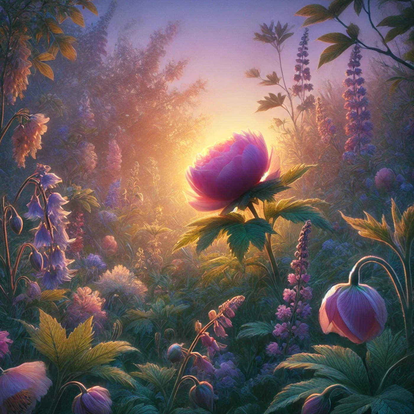 (ohne Musik) So, 23.03. Entspannt einschlafen - Ein Garten voller Frieden