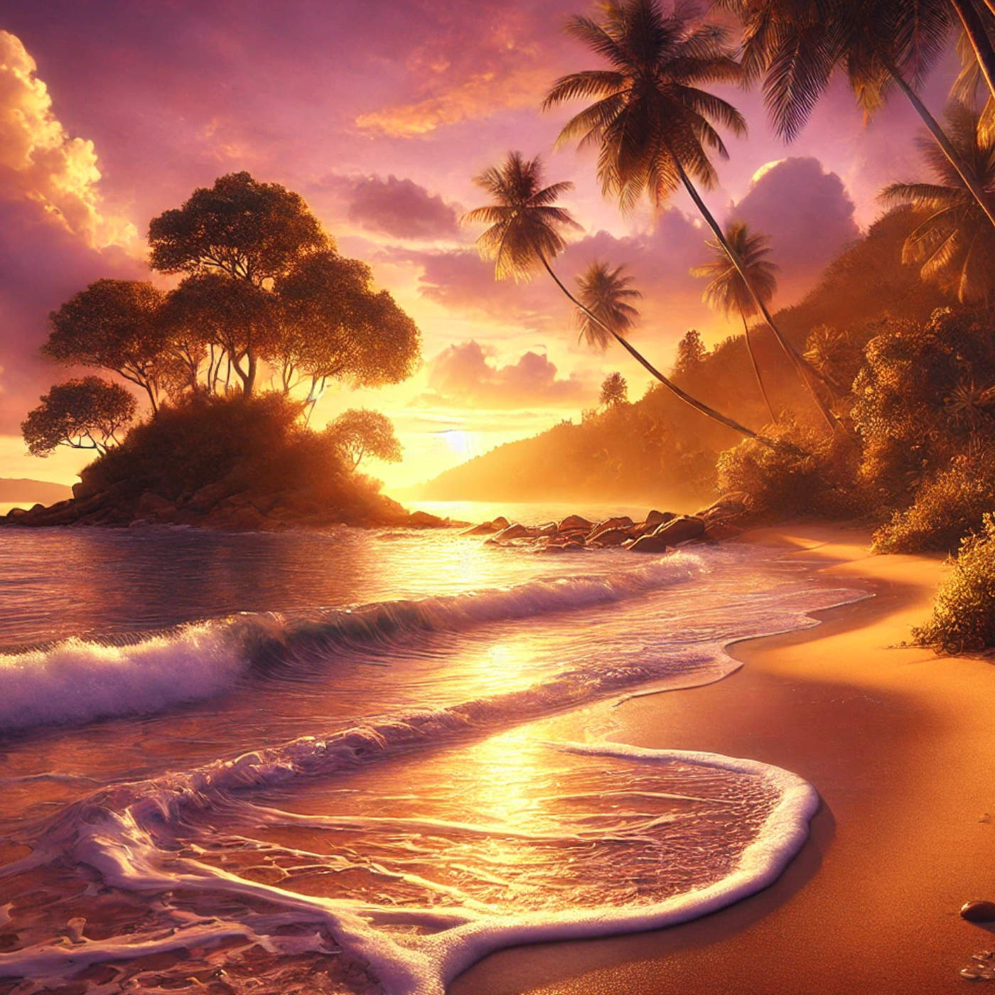 (ohne Musik) Di, 25.03. Entspannt einschlafen - Sonnenuntergang am Meer