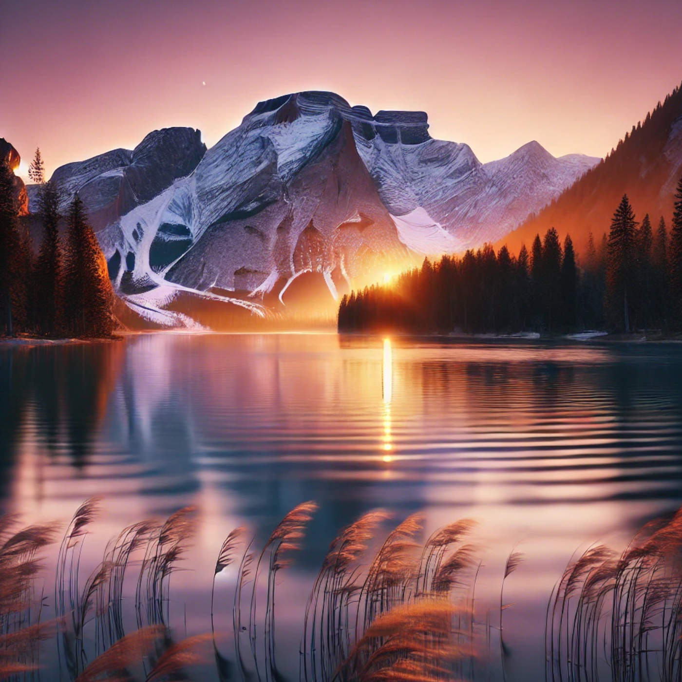 (ohne Musik) Mi, 26.03. Entspannt einschlafen - Am Bergsee der Ruhe