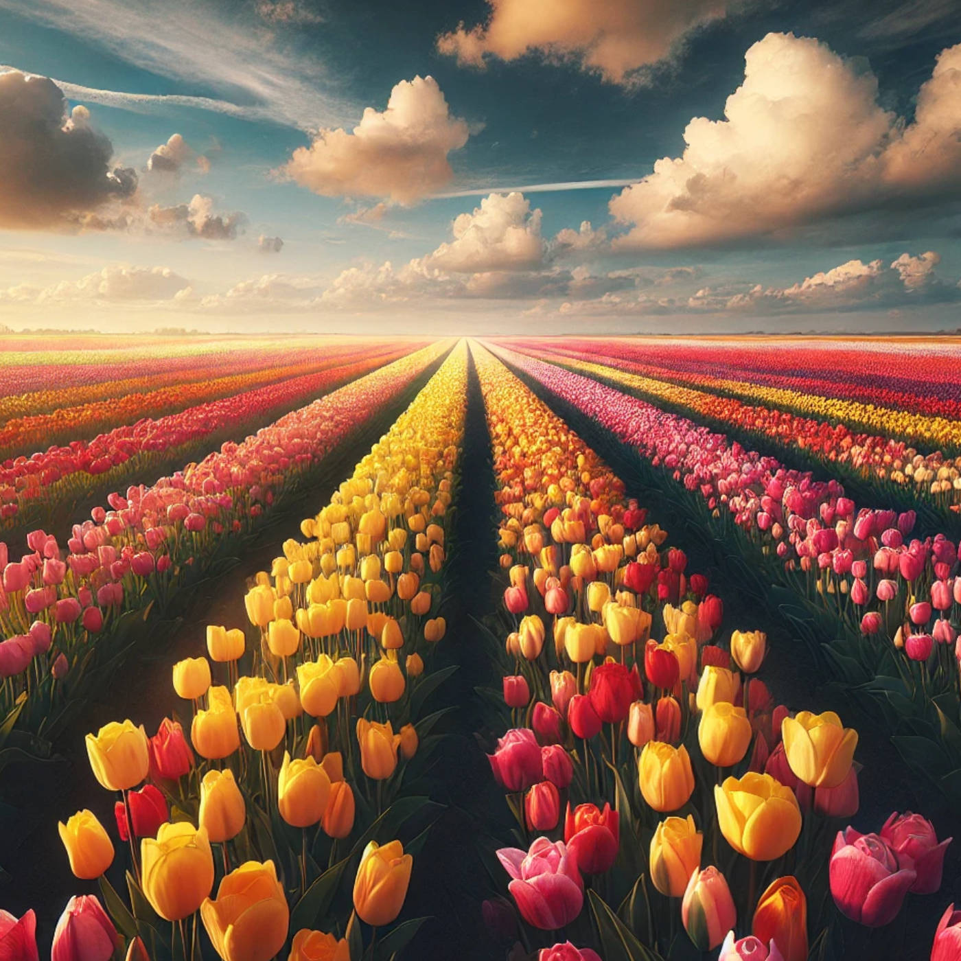 (ohne Musik) Fr, 17.04. Entspannt einschlafen - Ein Spaziergang durch das Tulpenmeer