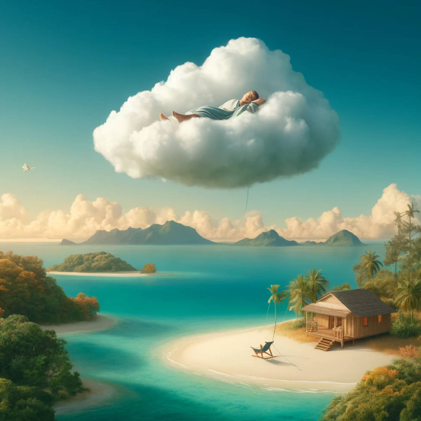 (ohne Musik) Sa, 25.04. Entspannt einschlafen - Getragen von Wolken und Wellen