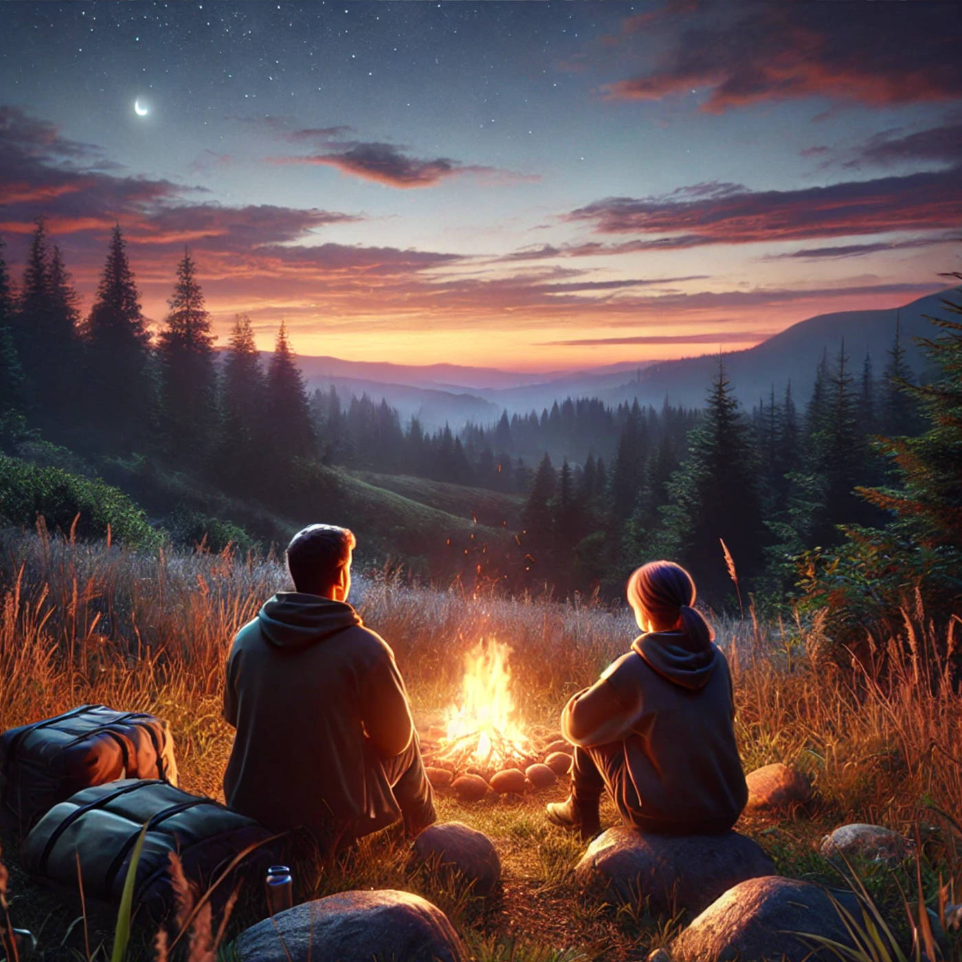 (ohne Musik) Fr, 02.05. Entspannt einschlafen - Feuer, Himmel, Stille