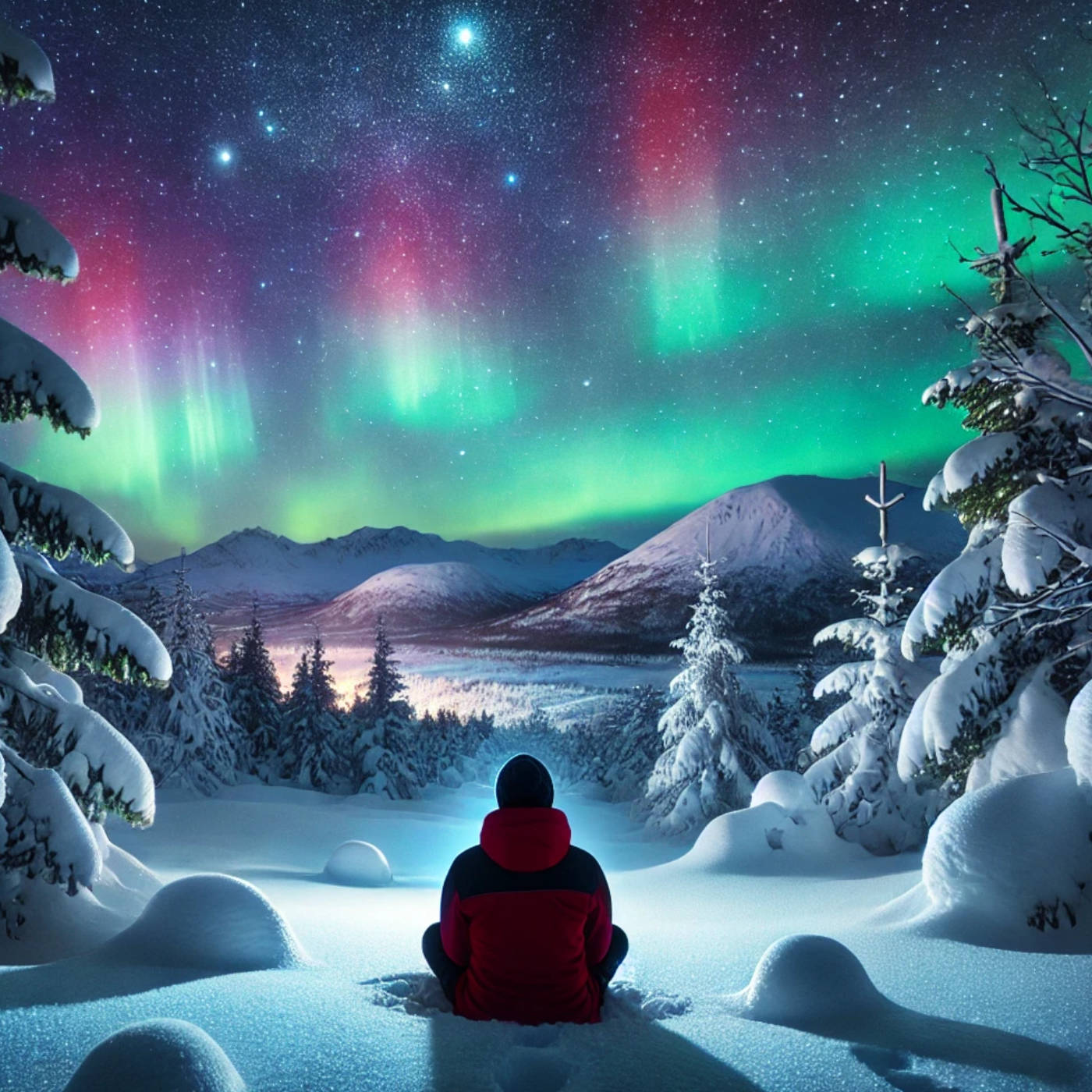 (ohne Musik) Mo, 05.05. Entspannt einschlafen - Tanz der Lichter am Himmel