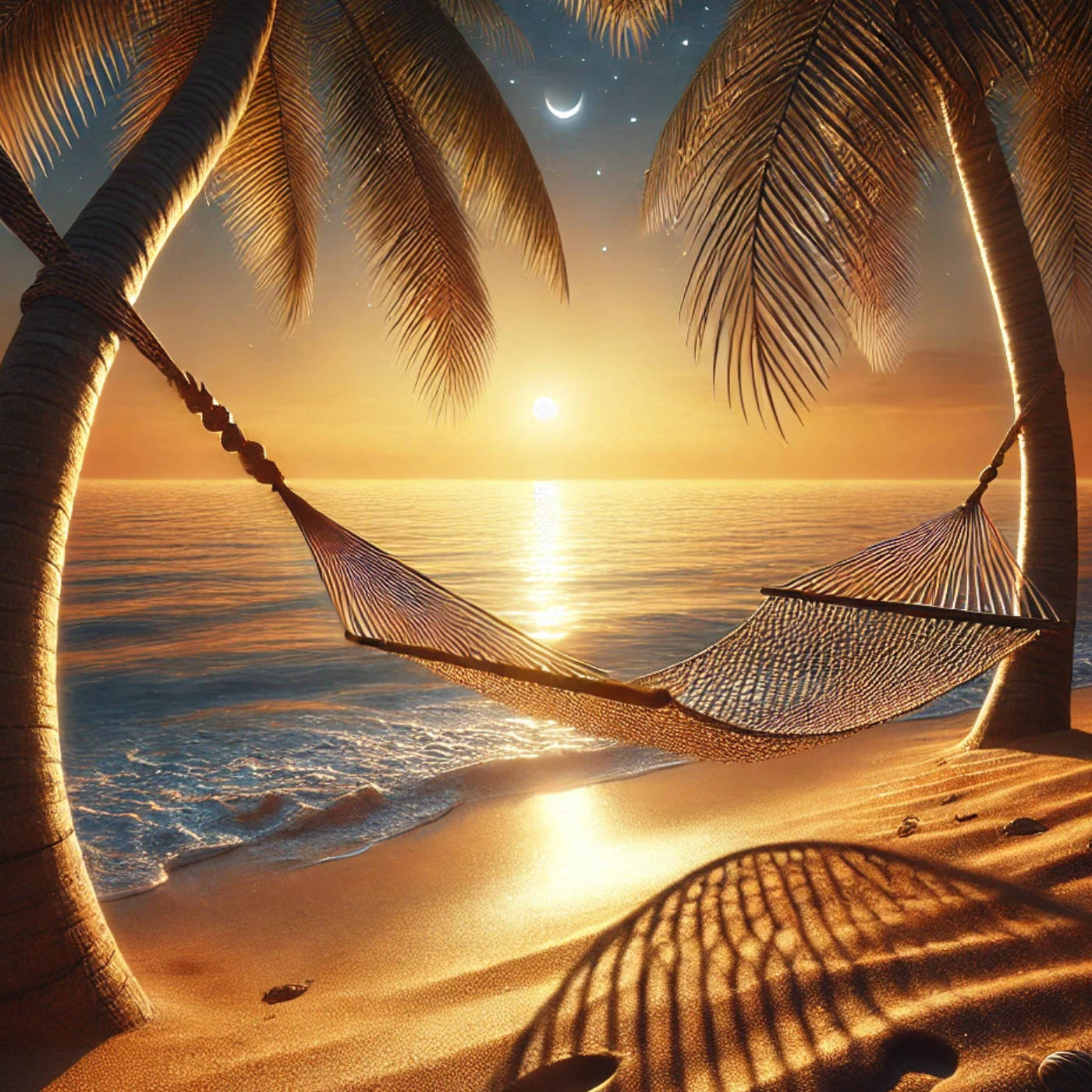 (ohne Musik) Di, 06.05. Entspannt einschlafen - Hängematte im Abendlicht