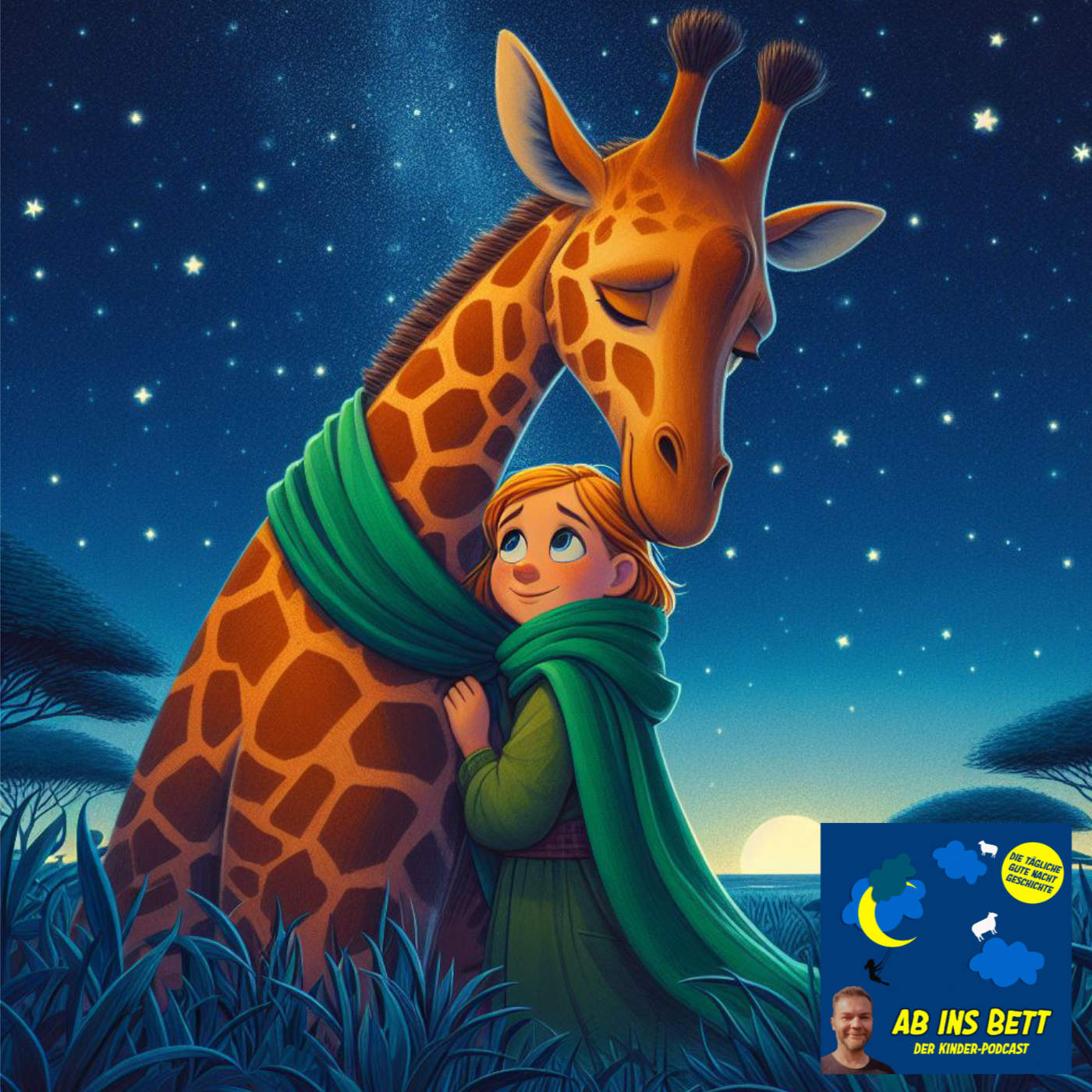 #1289 Gundula und die Giraffe mit dem grünen Halstuch