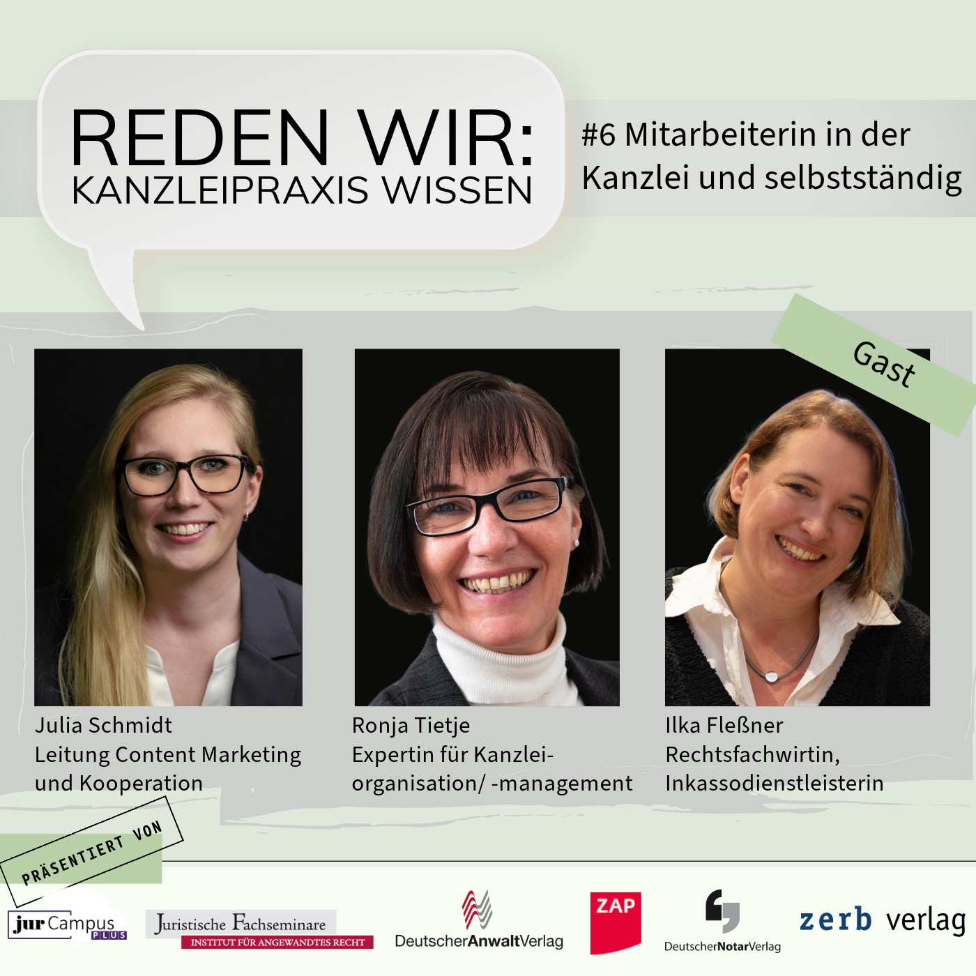 #6 Mitarbeiterin in der Kanzlei und selbstständig - mit Ilka Fleßner episode artwork