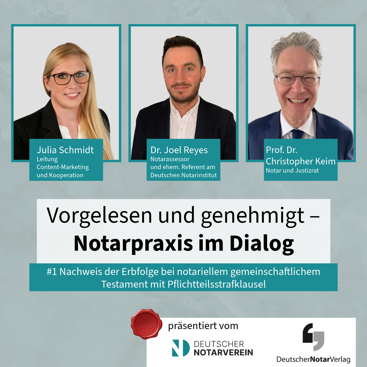 #1 Nachweis der Erbfolge bei notariellem gemeinschaftlichem Testament mit Pflichtteilsstrafklausel - mit Prof. Dr. Christopher Keim episode artwork