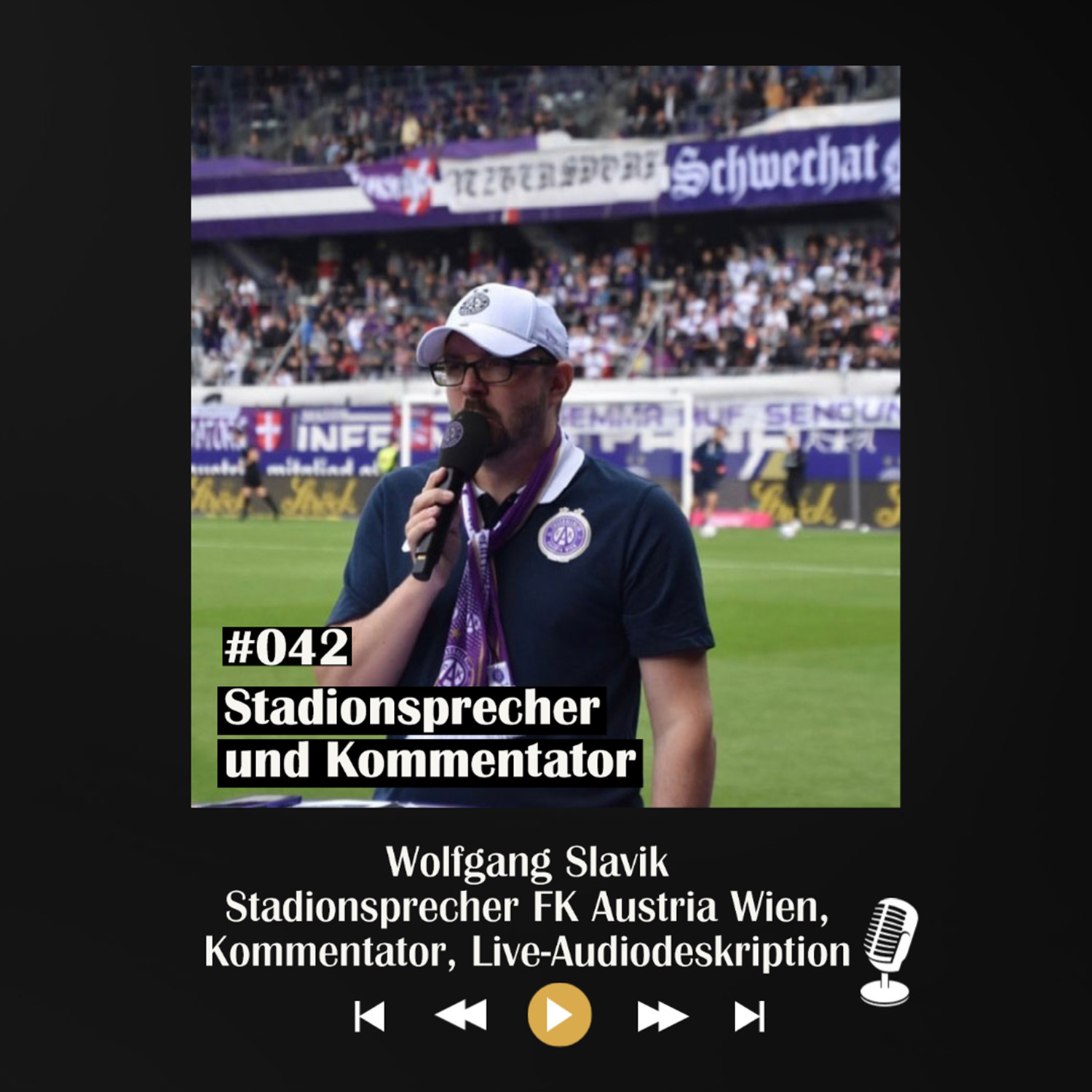 #042 Stadionsprecher und Kommentator - mit Wolfgang Slavik episode artwork