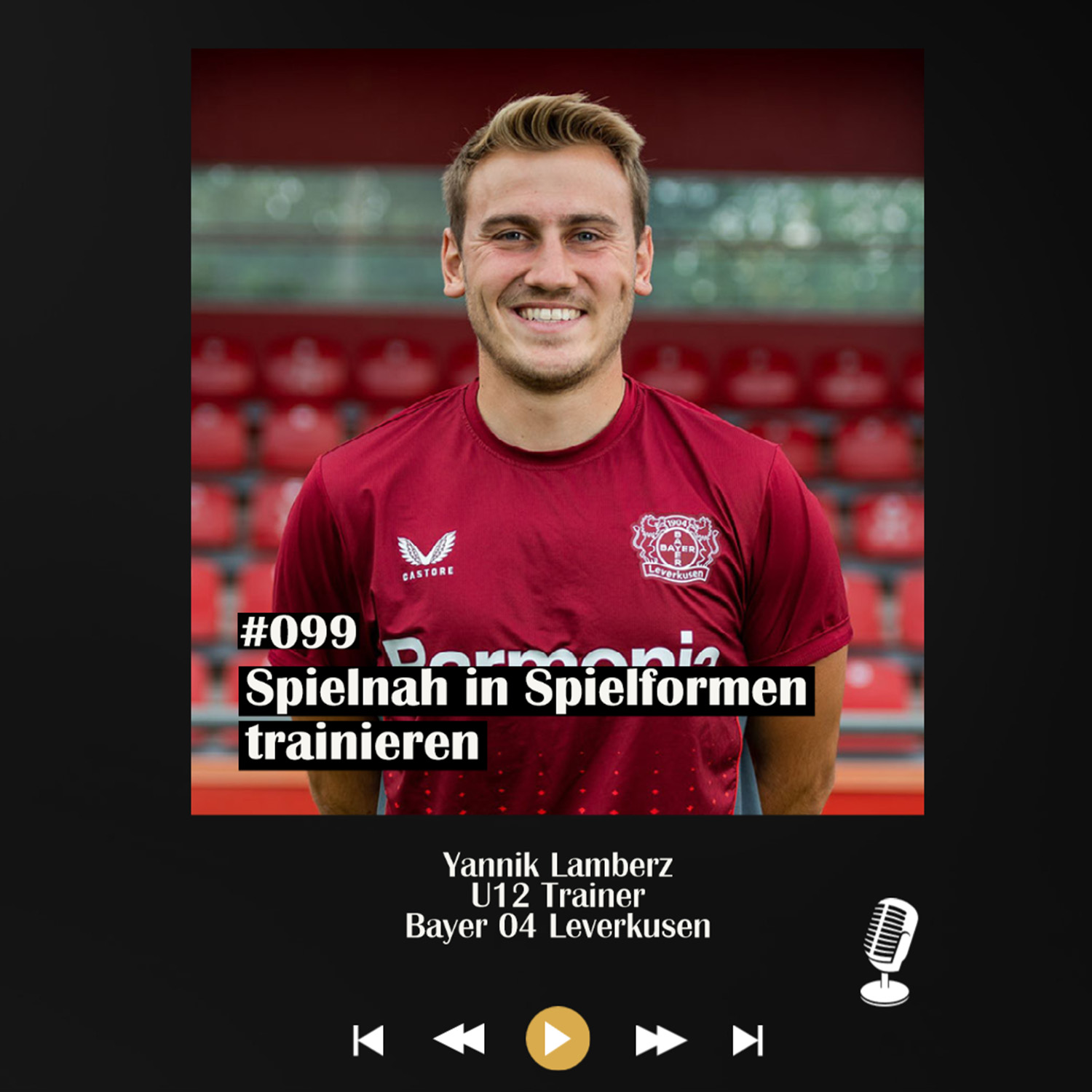 #099 Spielnah in Spielformen trainieren - mit Yannik Lamberz episode artwork