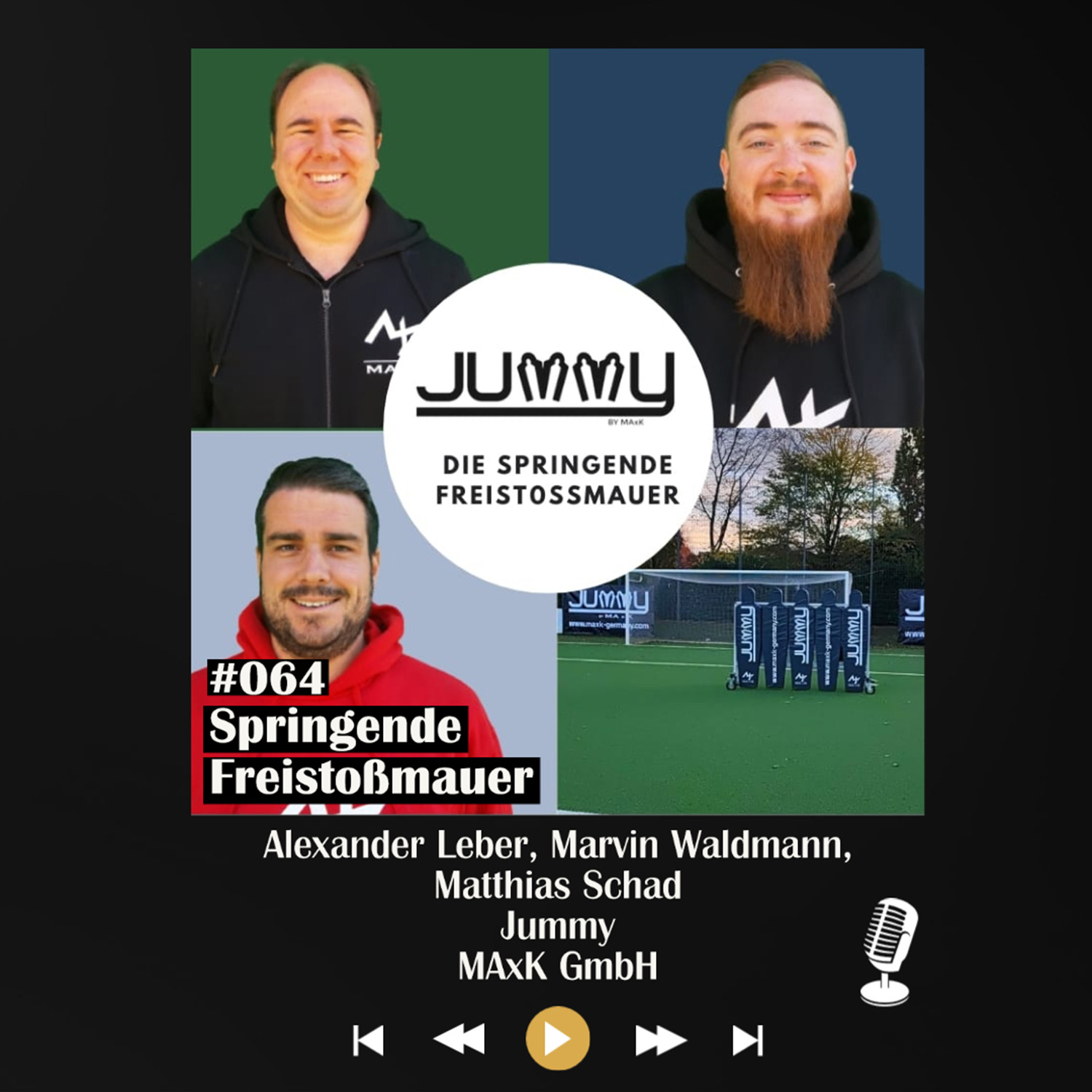 #064 Springende Freistoßmauer - mit Marvin Waldmann, Alexander Leber und Matthias Schad episode artwork