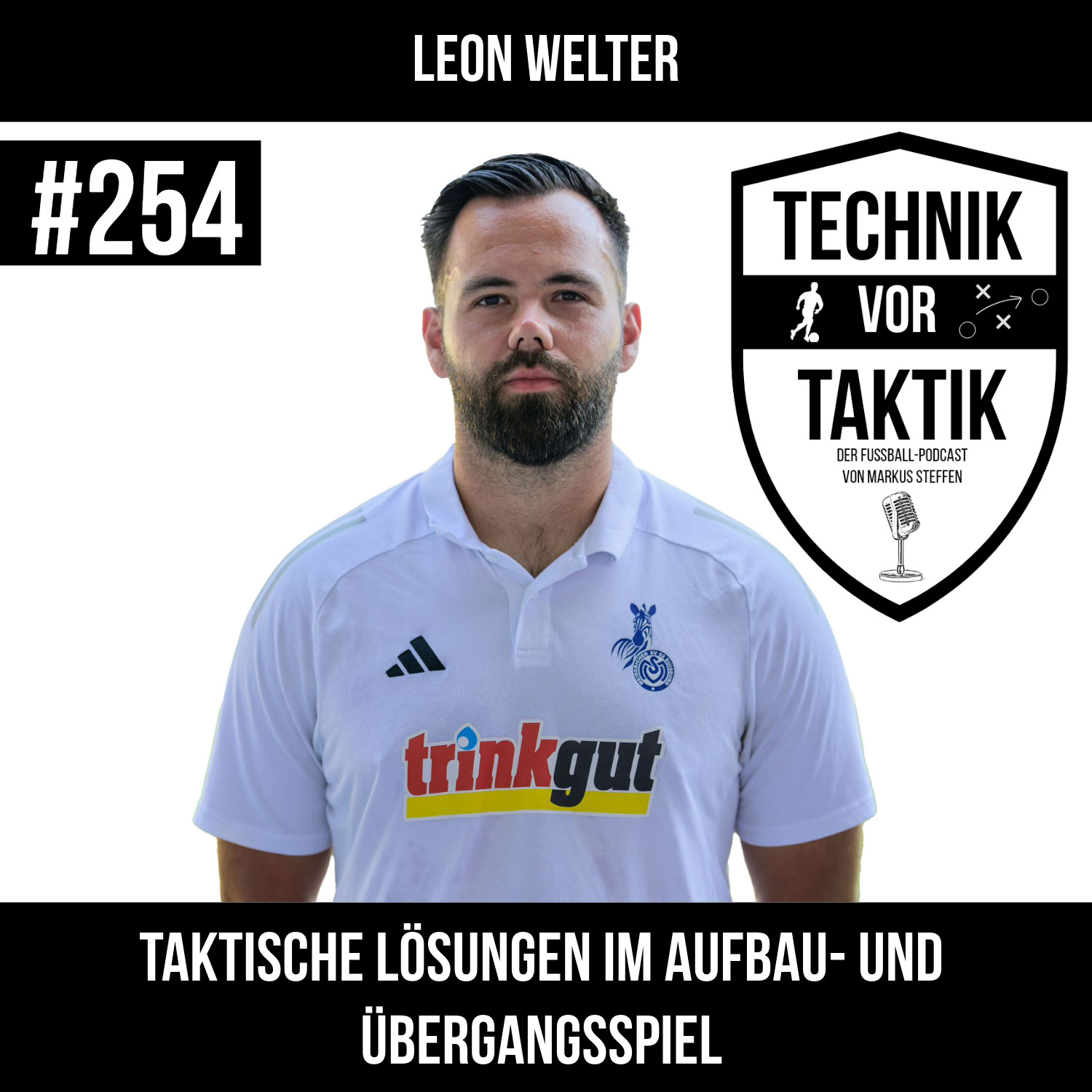#254 Taktische Lösungsmöglichkeiten im Aufbau- und Übergangsspiel - mit Leon Welter episode artwork