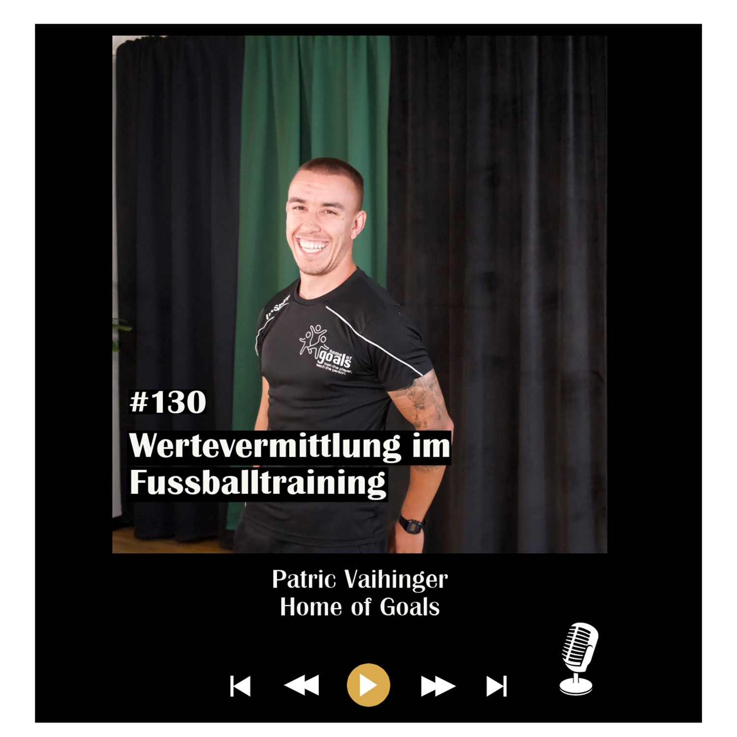 #130 Wertevermittlung im Fussballtraining - mit Patric Vaihinger episode artwork
