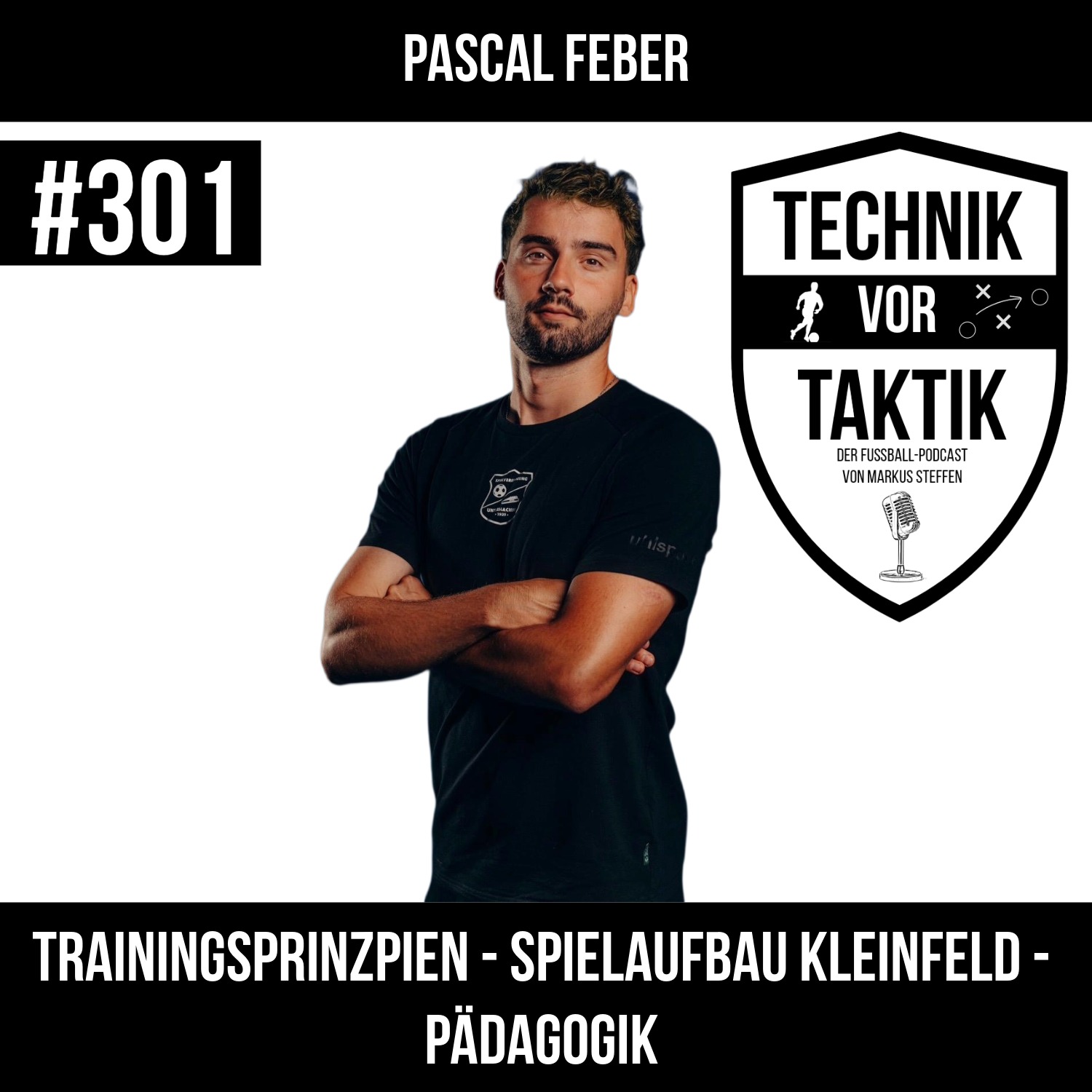 #301 Trainingsprinzipien - Spielaufbau Kleinfeld - Pädagogik - mit Pascal Feber episode artwork