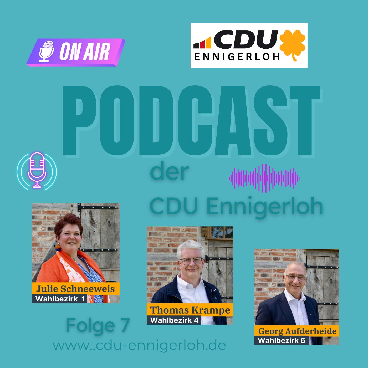 Folge 7! Drei Kandidaten zur Kommunalwahl stellen sich vor! episode artwork