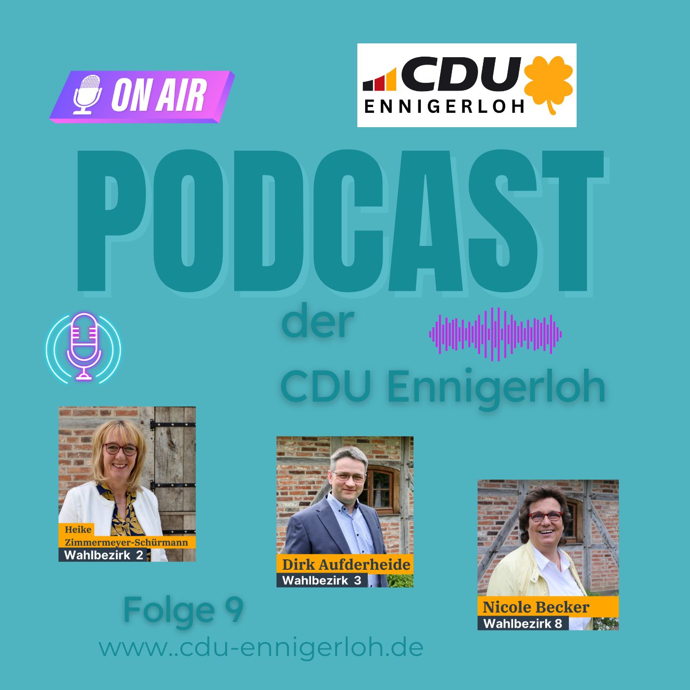 Folge 9! Drei Kandidaten zur Kommunalwahl stellen sich vor! episode artwork