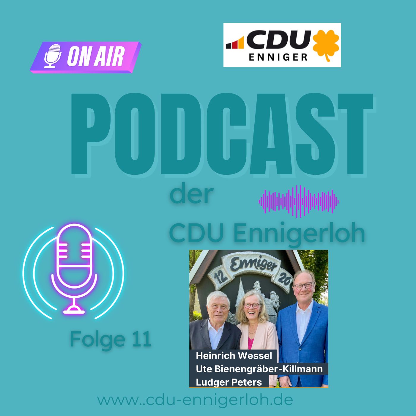 Folge 11! Ratskandidaten aus Enniger stellen sich vor! episode artwork