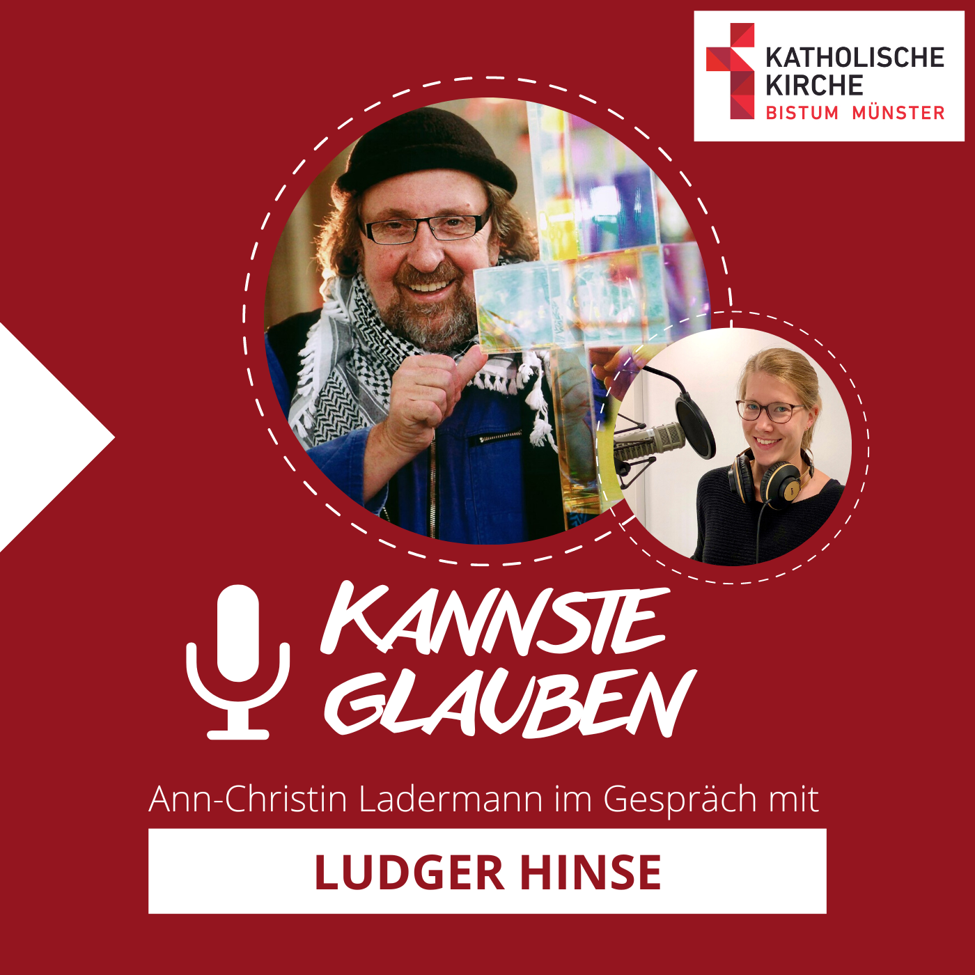 kannste glauben - 42:  Zwischen Licht und Kreuz - Die Botschaft in Ludger Hinses Kunst episode artwork