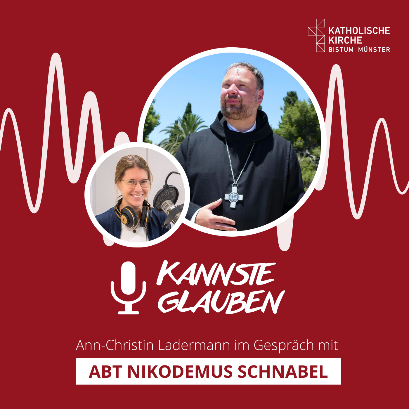 kannste glauben Nr. 64 - „Wir bleiben – trotz Krieg“: Abt Nikodemus Schnabel aus Jerusalem bei „kannste glauben“ episode artwork