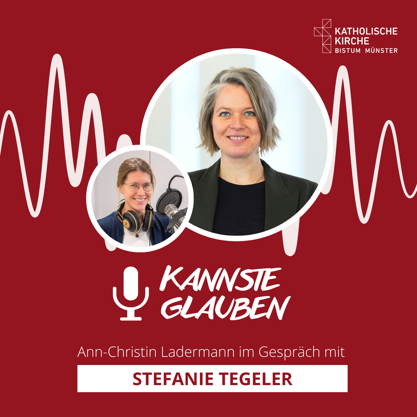 kannste glauben Nr. 66 - Flucht und Schutz - Flüchtlingsbeauftragte Stefanie Tegeler zu Gast bei „kannste glauben“ episode artwork