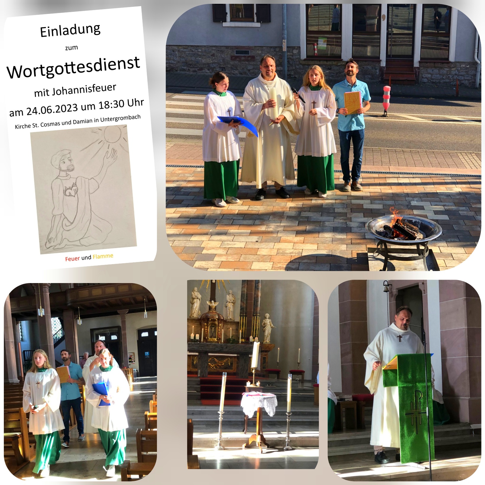 Wortgottesdienst am Johannistag in Untergrombach vom 24.06.2023 - Auszuege episode artwork