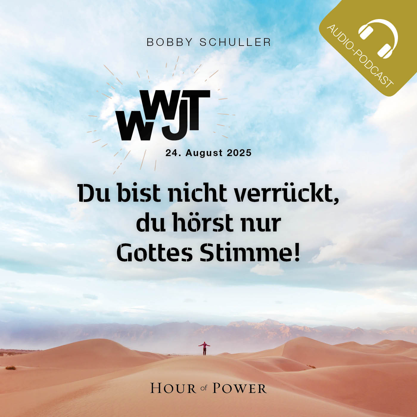 WWJT – Du bist nicht verrückt, du hörst nur Gottes Stimme! - Predigt von Bobby Schuller episode artwork