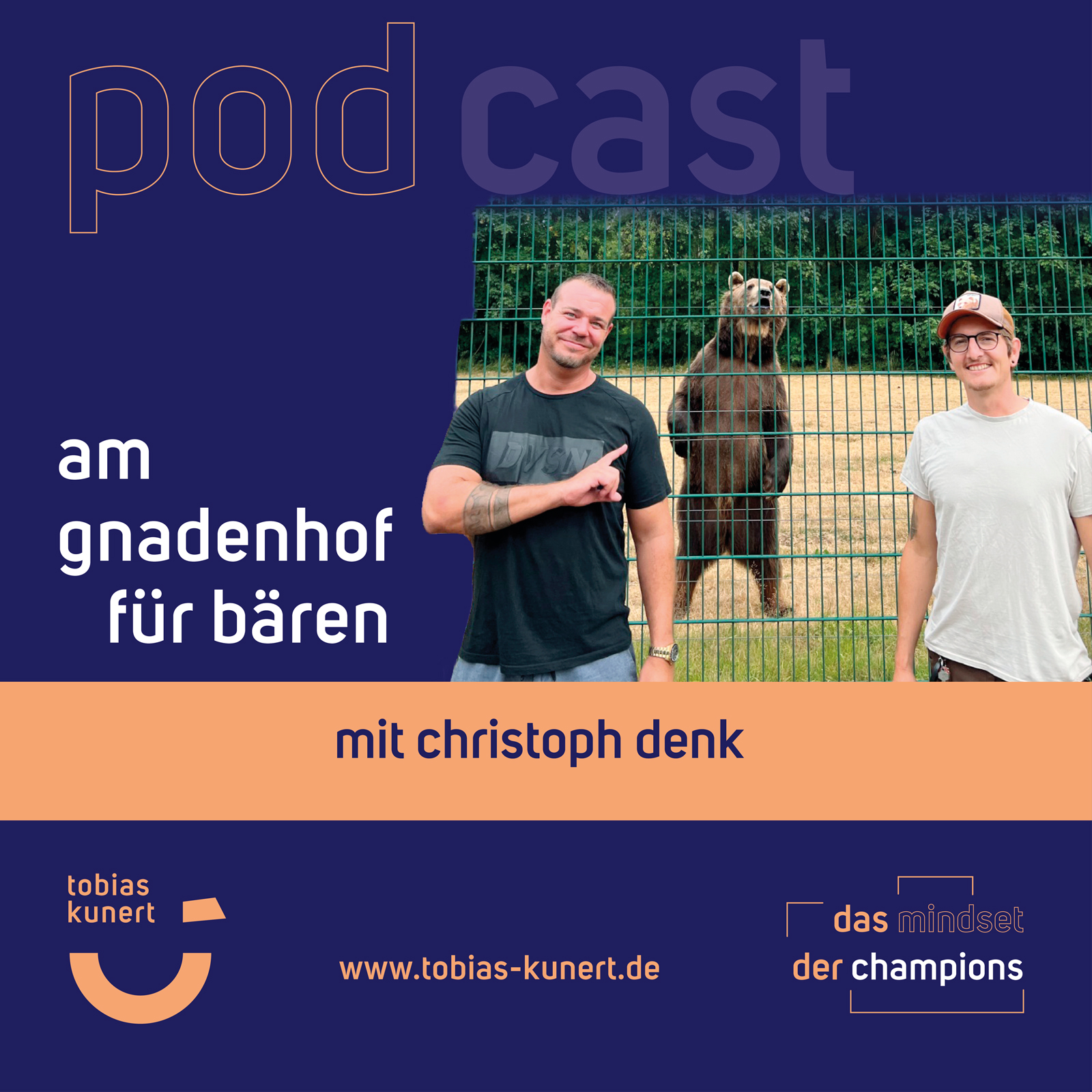 Das Mindset der Champions - Folge 55 - Podcast am Gnadenhof für Bären - mit Christoph Denk episode artwork