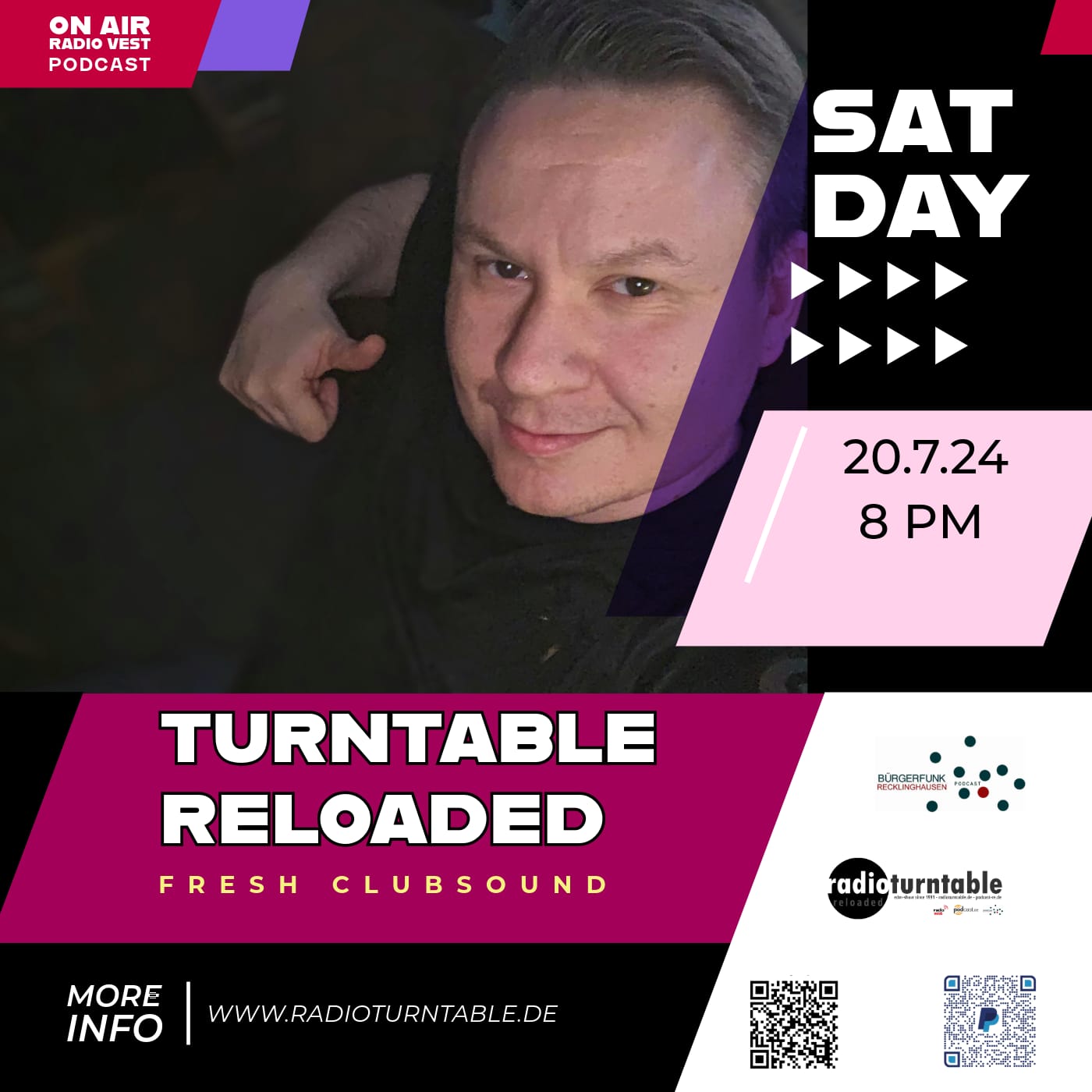Turntable Reloaded (Folge 310 vom 20.07.2024) mit Bjørn Blain episode artwork