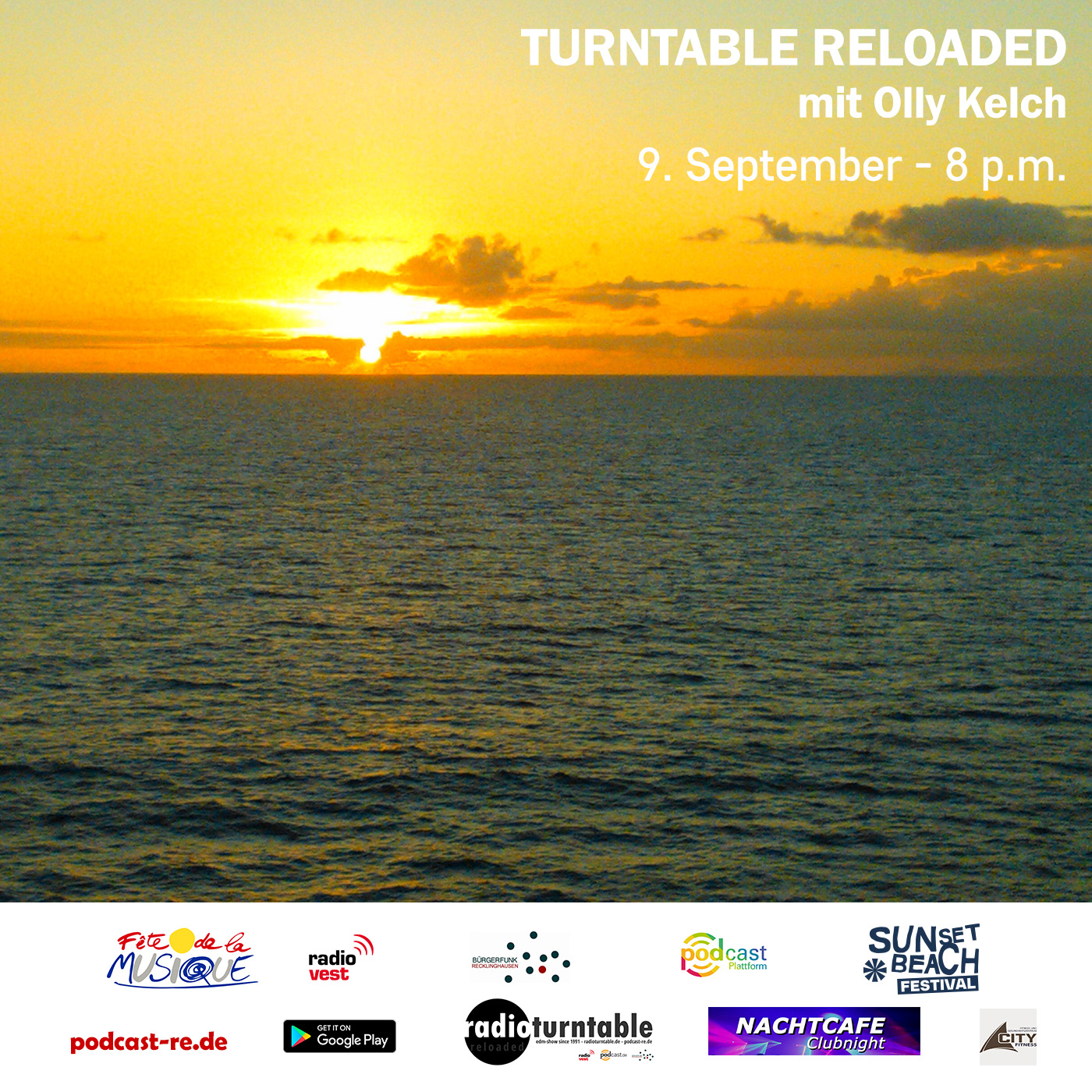 Turntable Reloaded u.a. mit Jens Lissat, Padre Guilherme und Bass Bumpers  (Folge 265 vom 09.09.2023) mit Oliver Kelch episode artwork