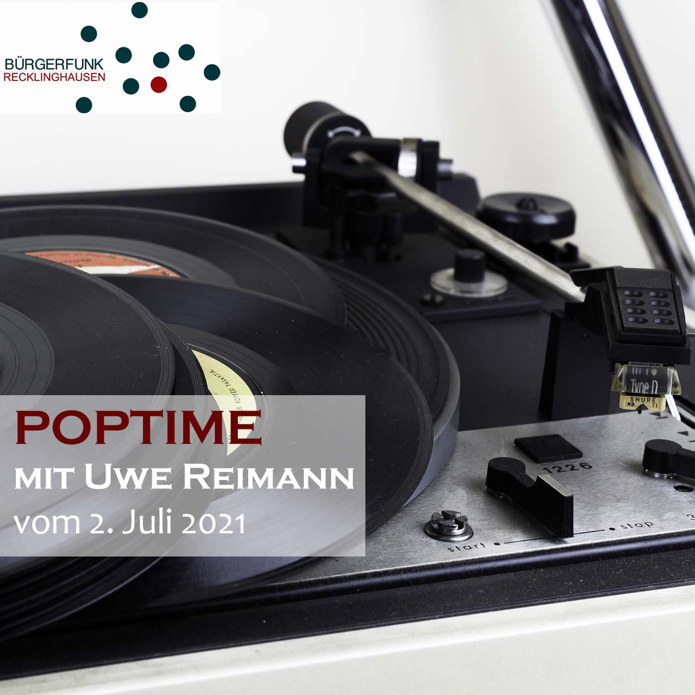 Poptime mit Uwe Reimann (Folge 12 vom 02.07.2021) episode artwork