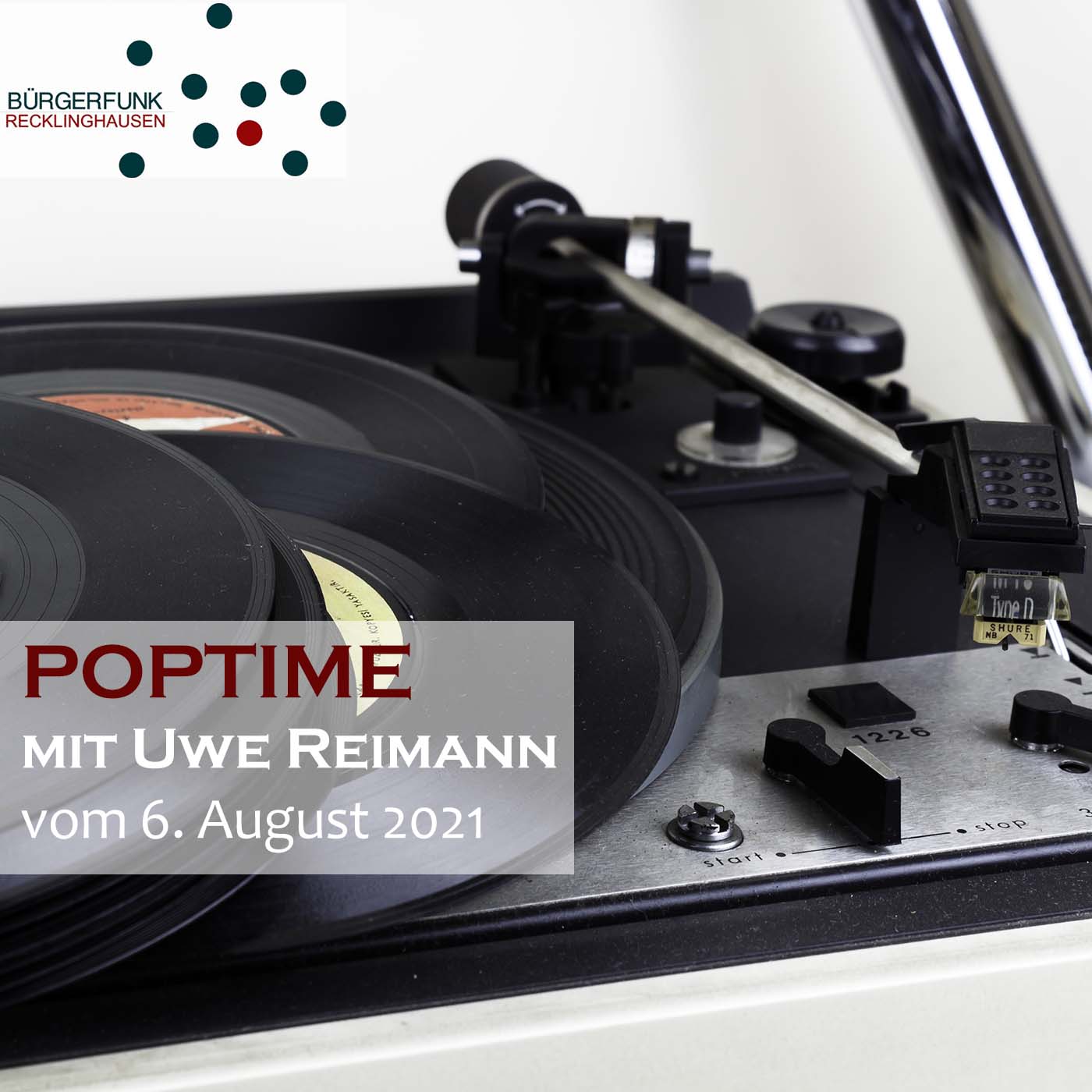 Poptime mit Uwe Reimann (Folge 13 vom 06.08.2021) episode artwork