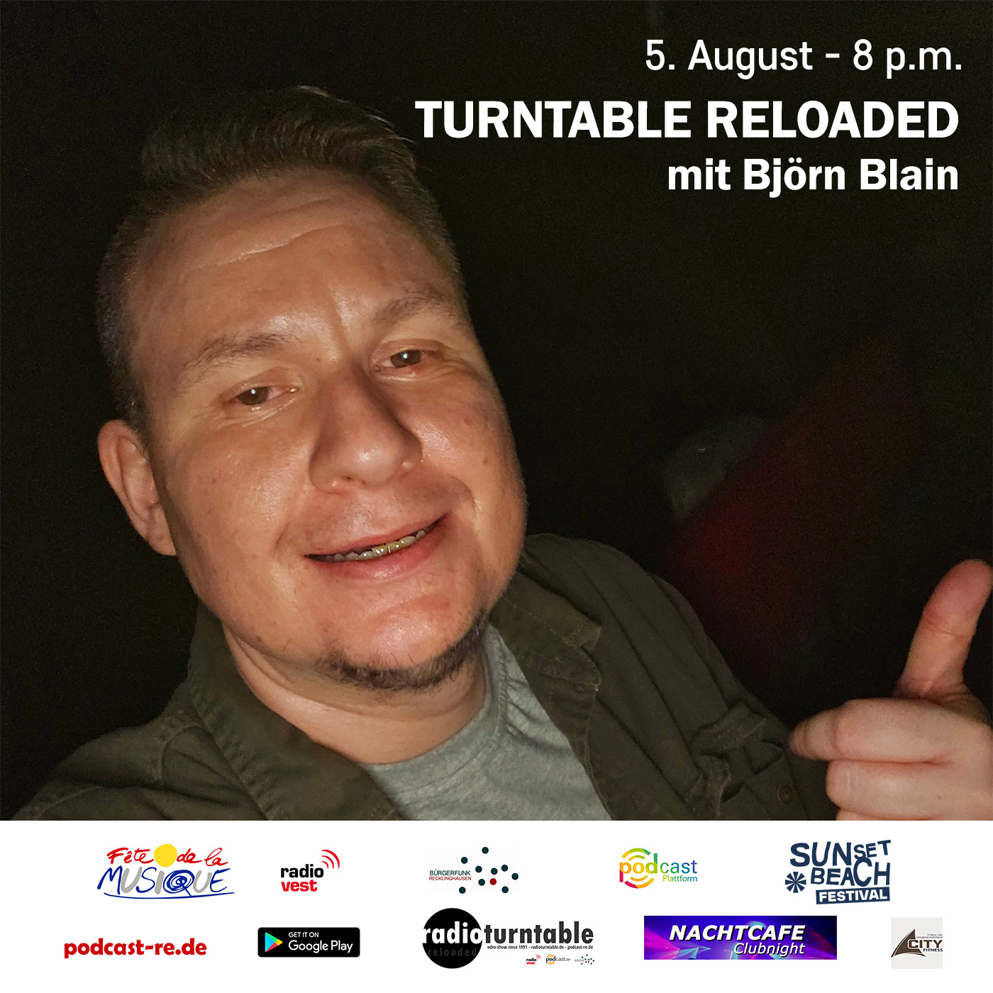 Turntable Reloaded mit Bjørn Blain (Folge 260 vom 05.08.2023) episode artwork