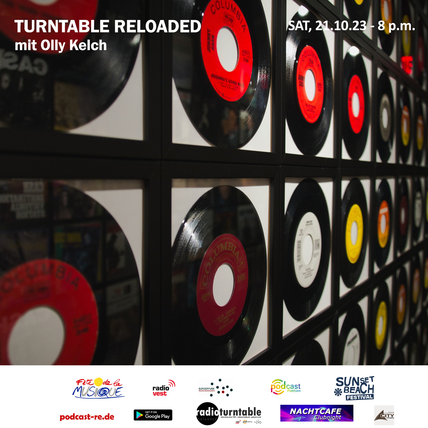Turntable Reloaded ClassiX u.a. mit General Base, AweX, Sash!, Tragic Error u.v.m. (Folge 271 - ClassiX 003 vom 21.10.2023) mit Oliver Kelch episode artwork