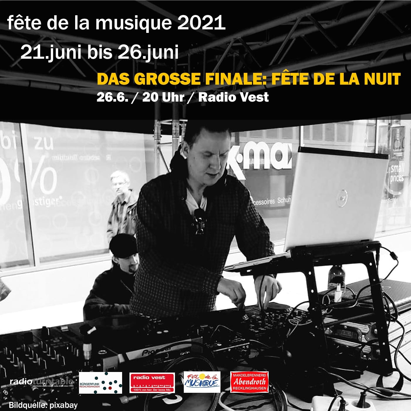 Turntable Reloaded 152 (26-06-2021) - Fete Magazin - Fete De La Musique Special (Fete De La Nuit) episode artwork