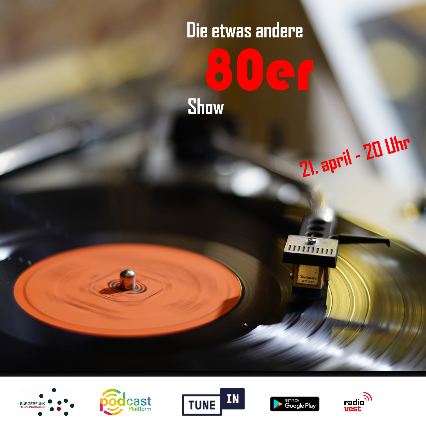 Die etwas andere 80er-Show mit Oliver Kelch (Folge 15 vom 21.04.2023) episode artwork