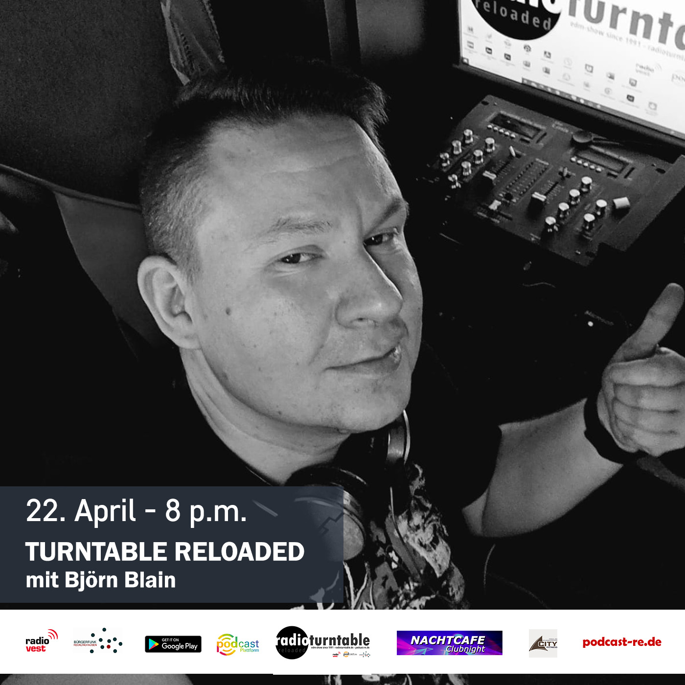 Turntable Reloaded mit Bjørn Blain (Folge 246 vom 22.04.2023) episode artwork