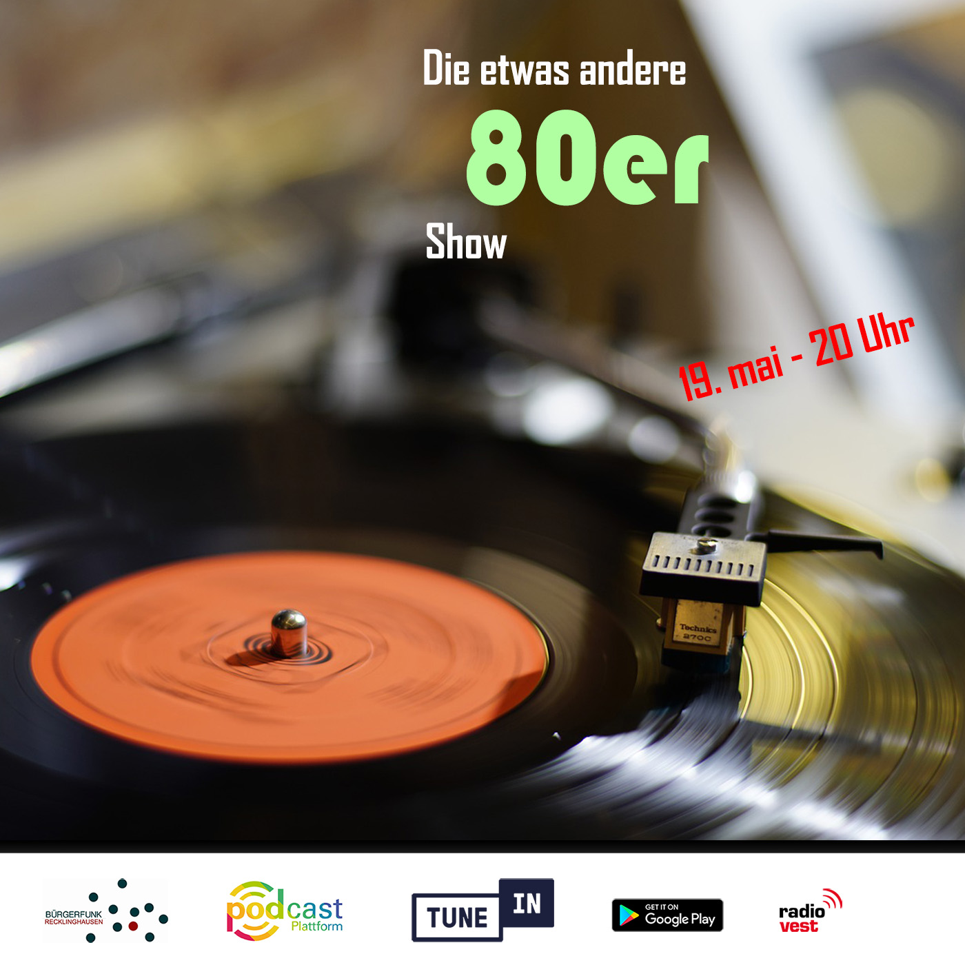 Die etwas andere 80er-Show mit Oliver Kelch (Folge 17 vom 16.06.2023) episode artwork