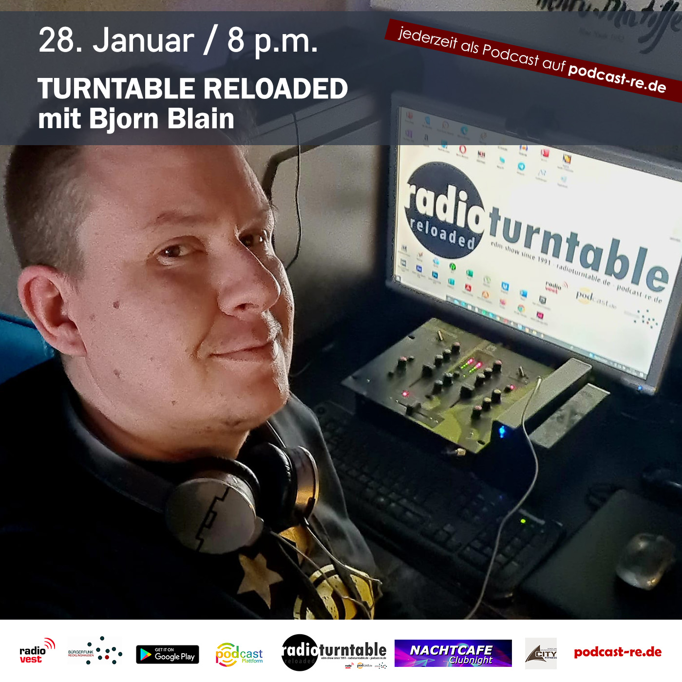 Turntable Reloaded mit Bjørn Blain (Folge 234 vom 28.01.2023) episode artwork