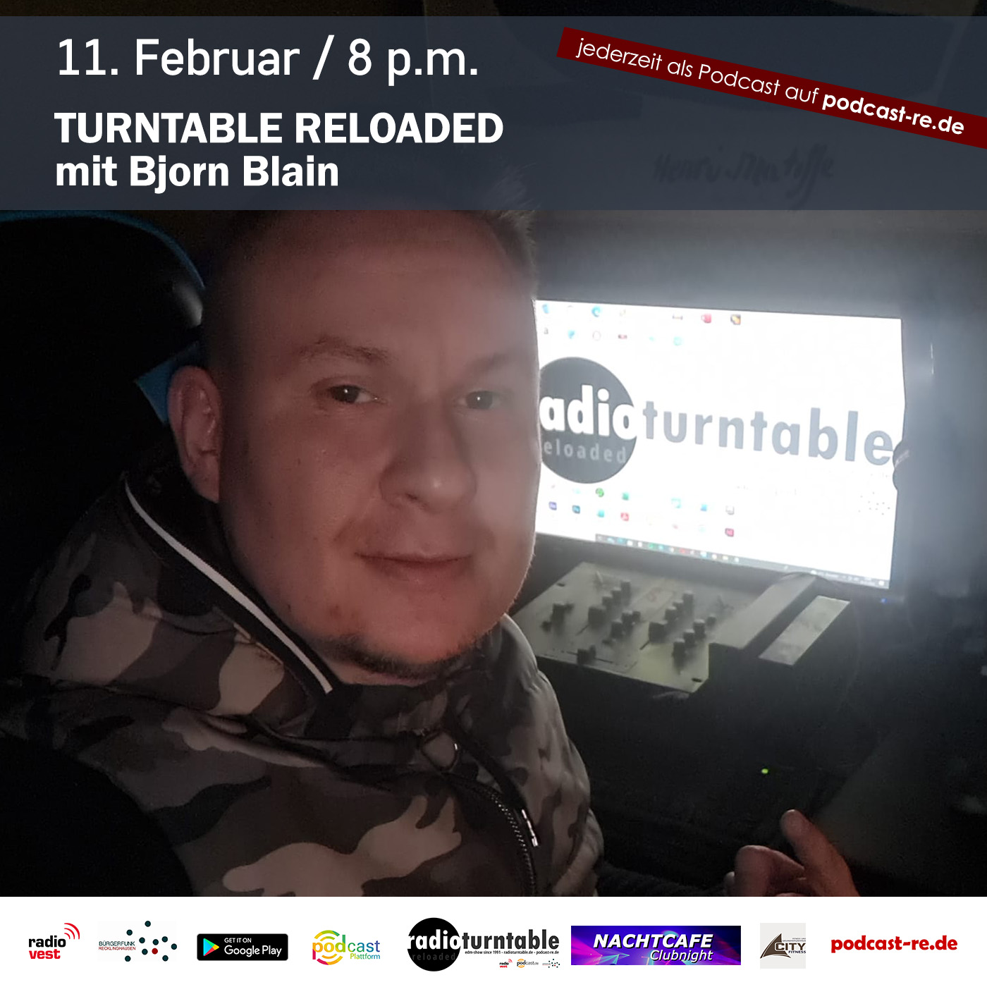 Turntable Reloaded mit Bjørn Blain (Folge 236 vom 11.02.2023) episode artwork