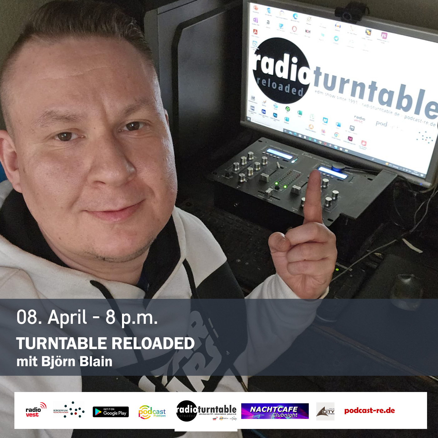 Turntable Reloaded mit Bjørn Blain (Folge 244 vom 08.04.2023) episode artwork