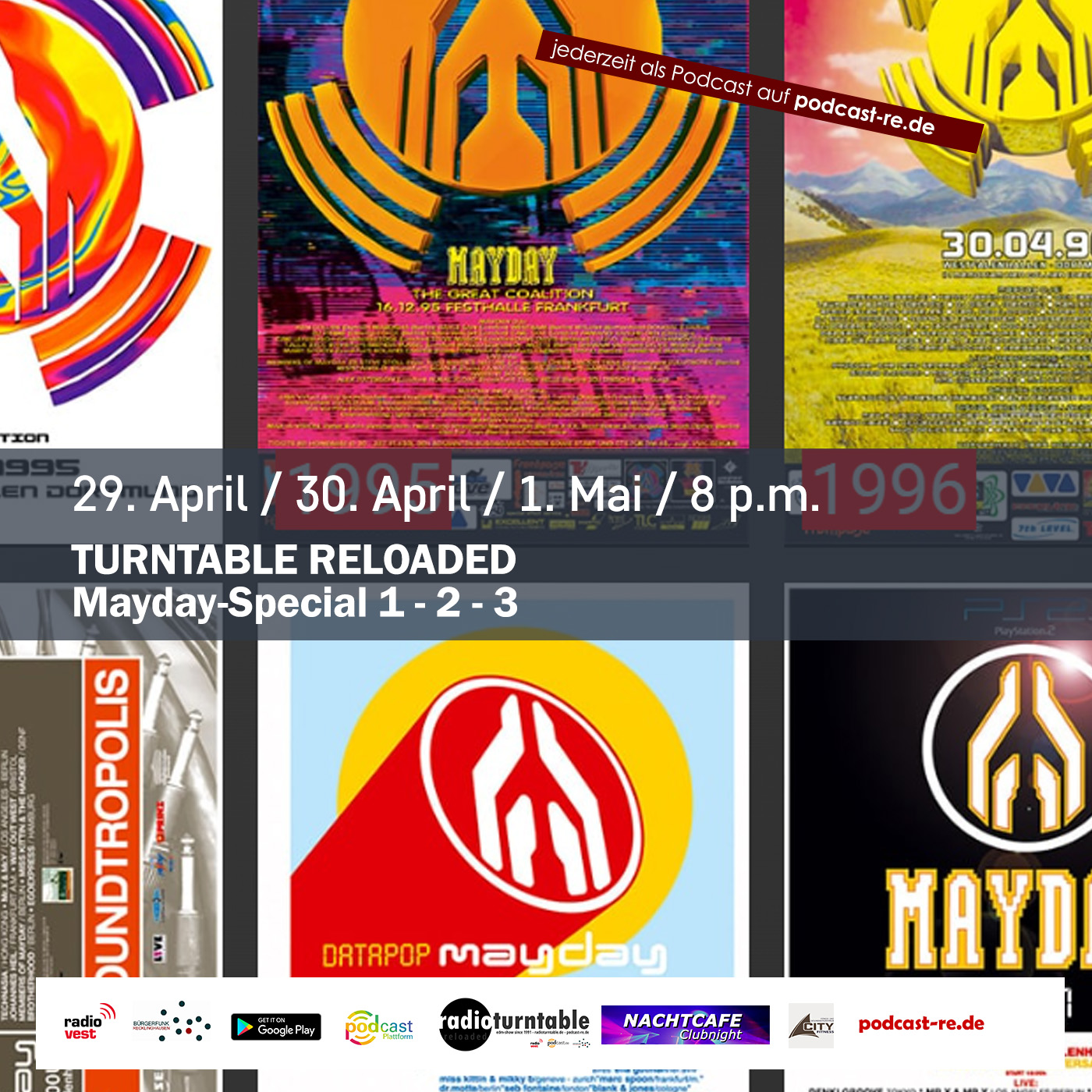Turntable Reloaded mit Bjørn Blain (Folge 247 - MAYDAY Special Part 2 - Mayday 2023 Momentum vom 30.04.023) episode artwork