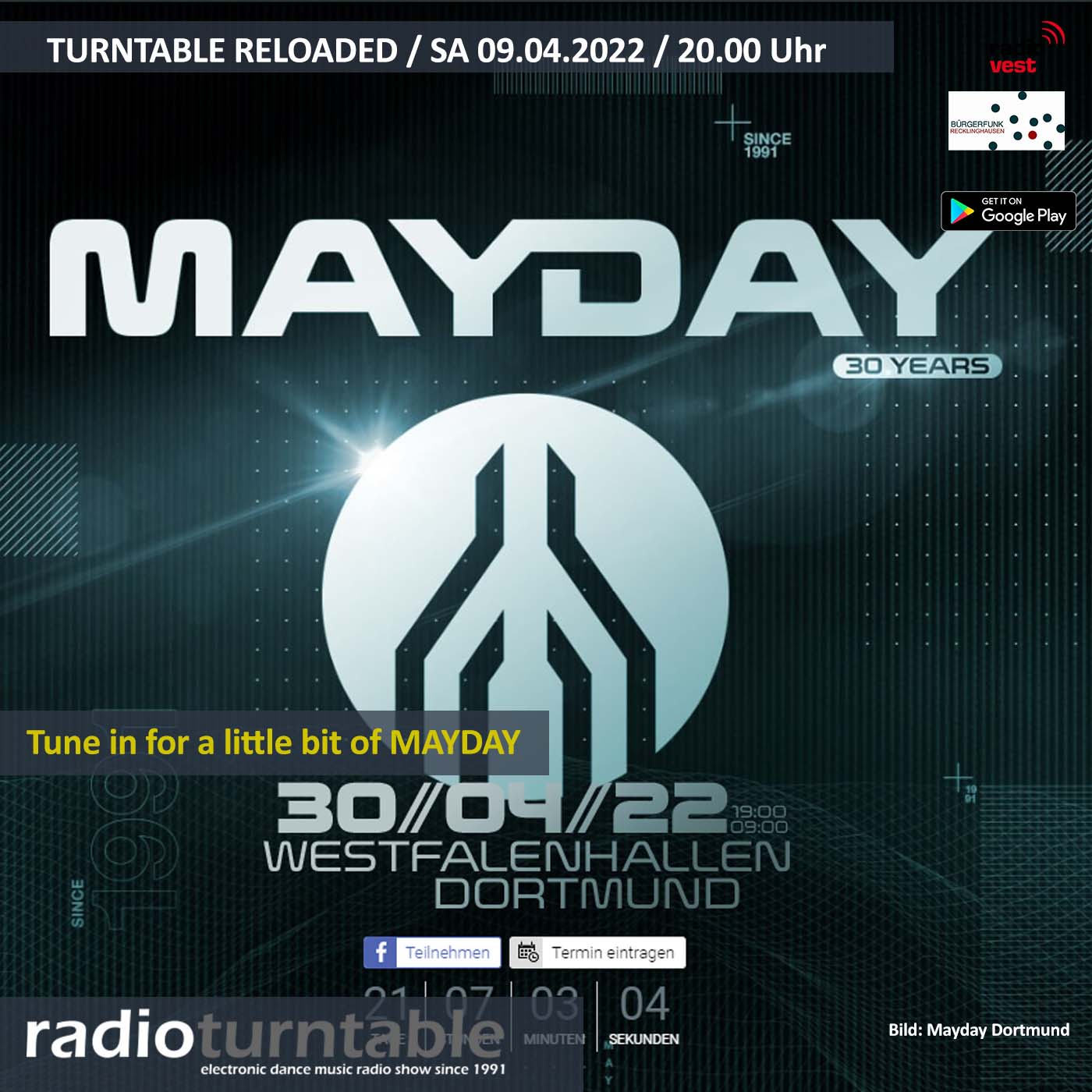 Turntable Reloaded mit Oliver Kelch (Folge 193 vom 09.04.2022) episode artwork