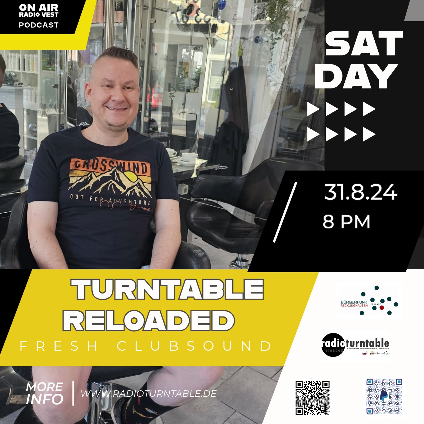 Turntable Reloaded (Folge 316 vom 31.08.2024) mit Bjørn Blain episode artwork