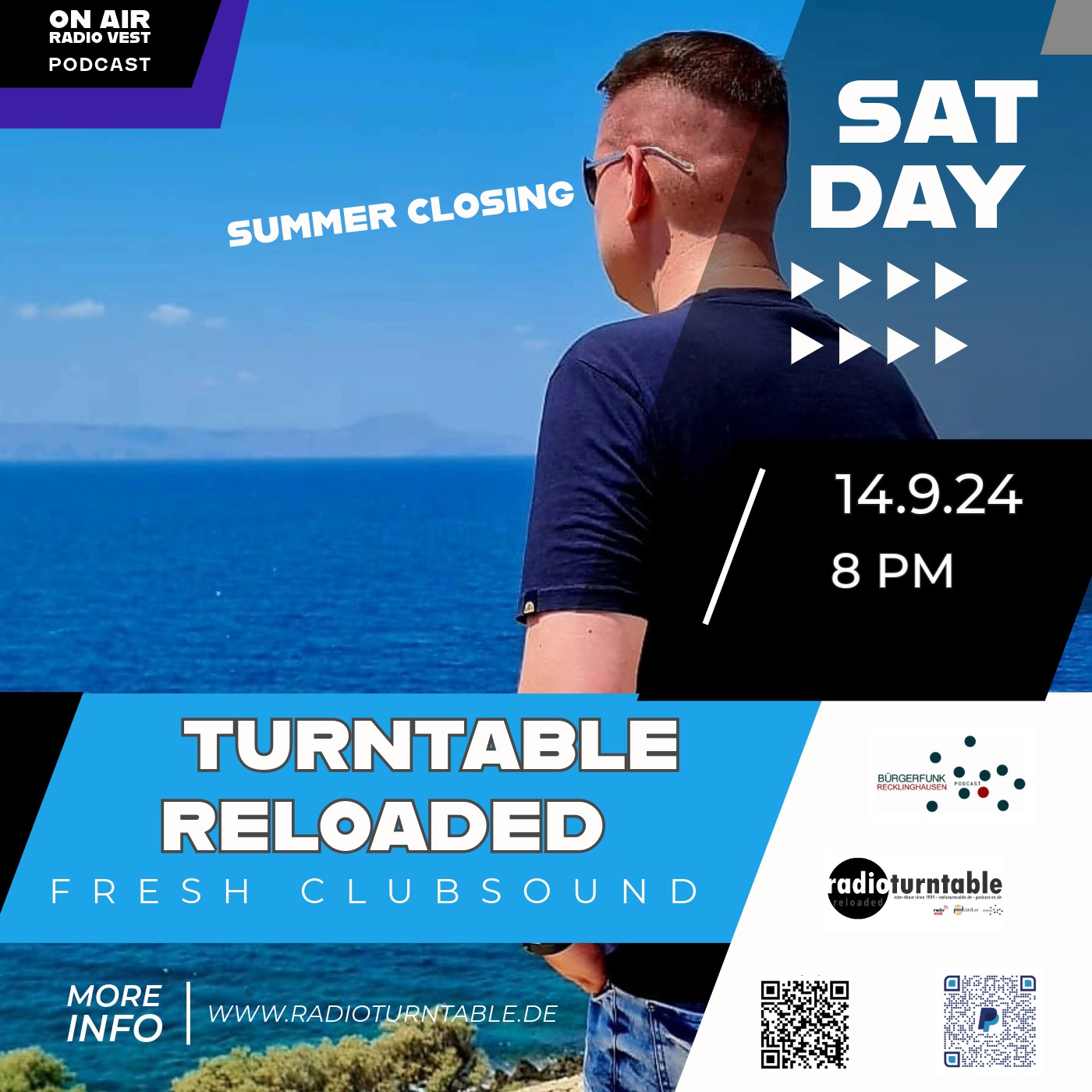 Turntable Reloaded (Folge 318 vom 14.09.2024) - Summer Closing - mit Bjørn Blain episode artwork