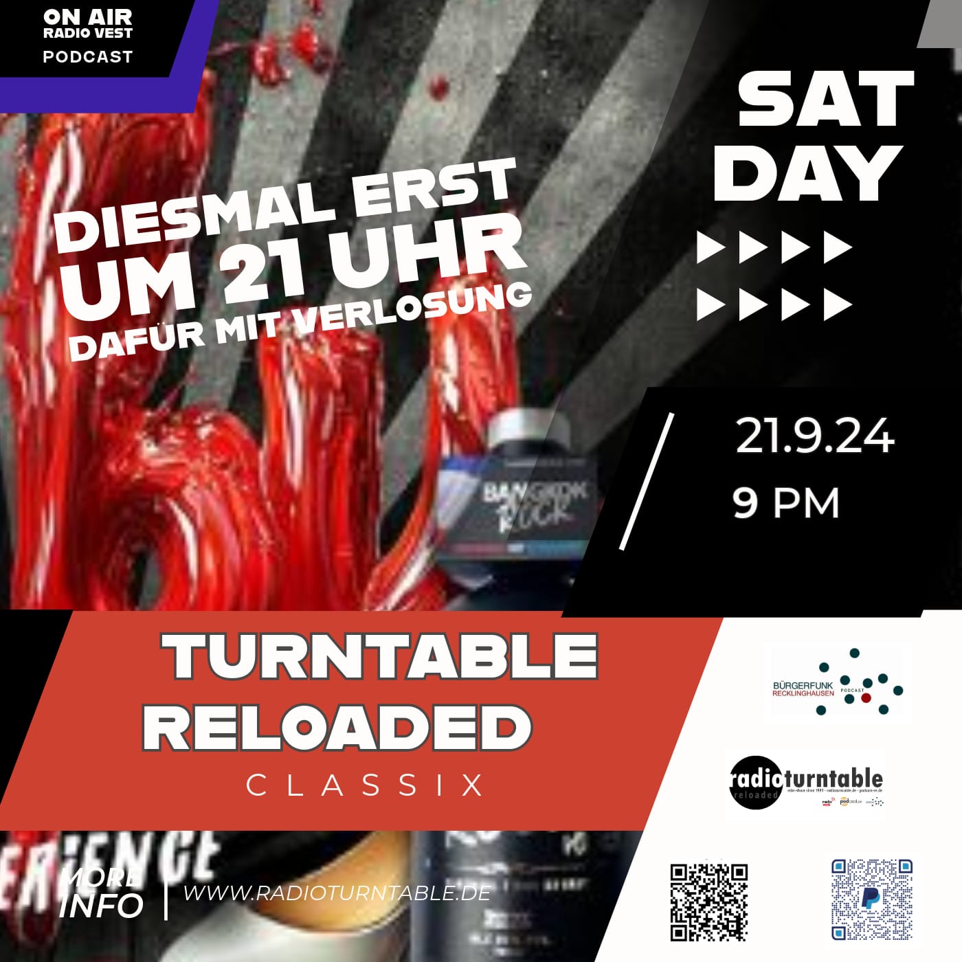 Turntable Reloaded ClassiX (Folge 319 - ClassiX 026 vom 21.09.2024) mit Oliver Kelch episode artwork