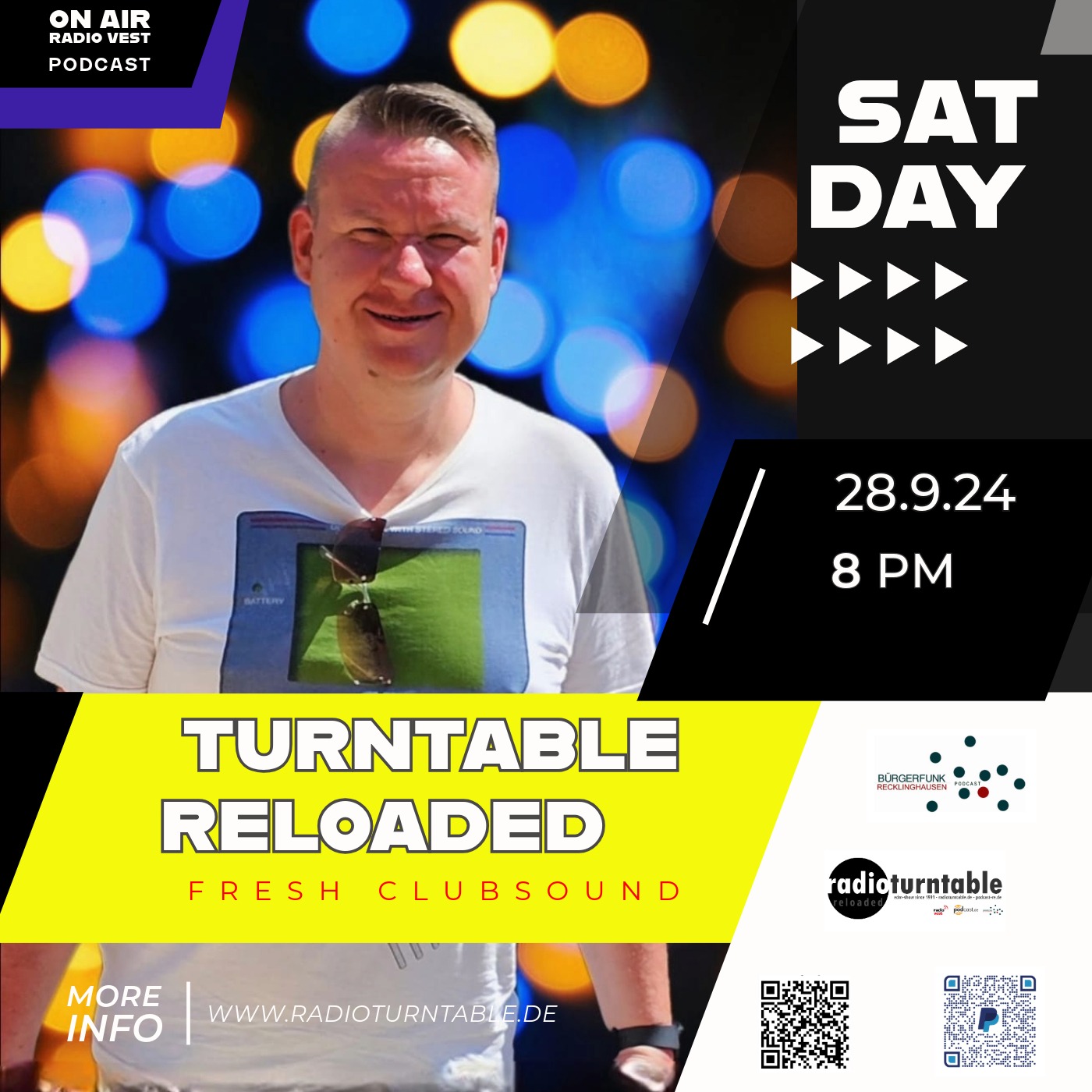Turntable Reloaded (Folge 320 vom 28,09.2024) mit Bjørn Blain episode artwork